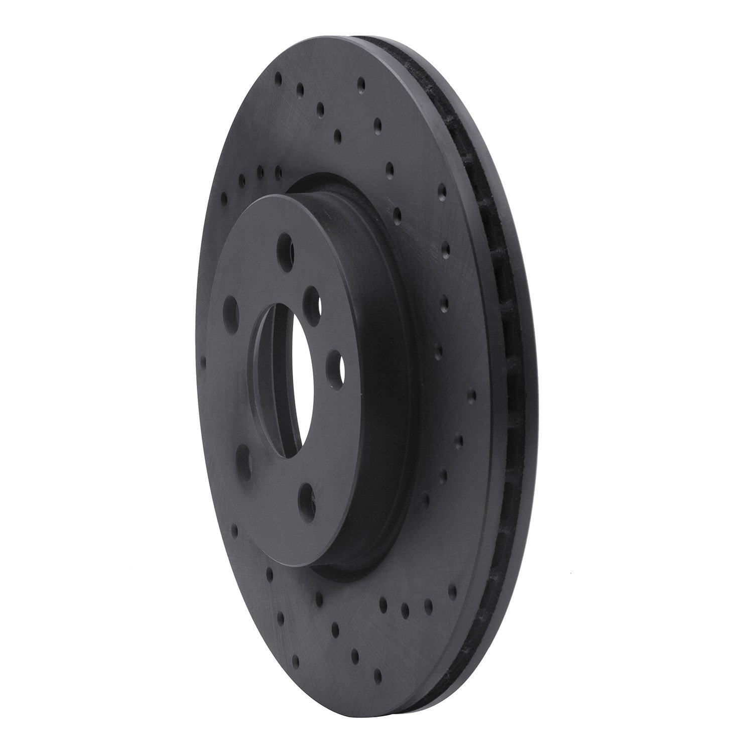 623-32015R Drilled Brake Rotor [Black], 2014-2021 Mini, Position: Front Right
