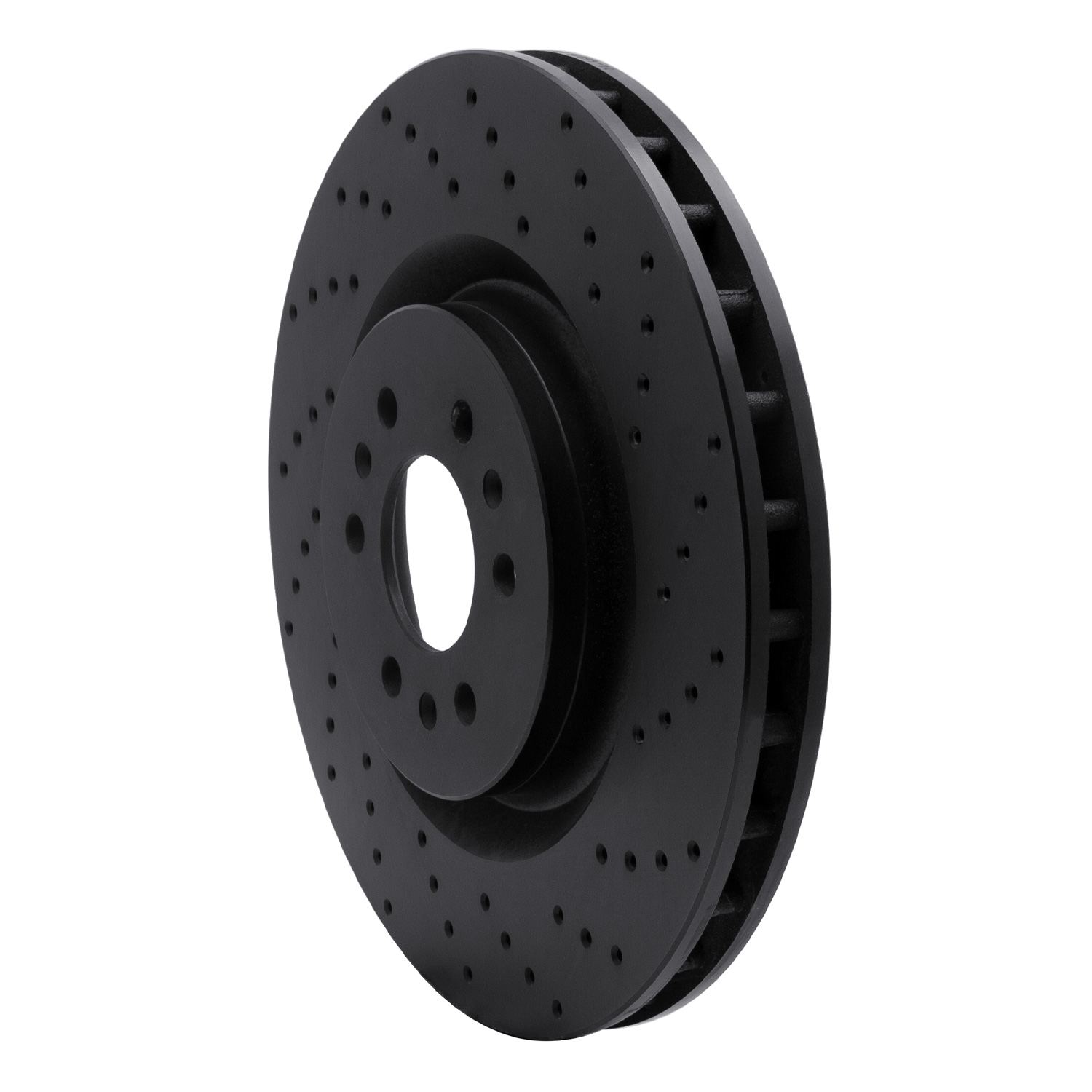 623-46015R Drilled Brake Rotor [Black], 2004-2011 GM, Position: Front Right