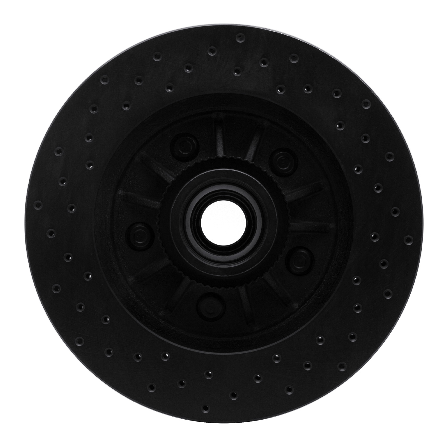 623-54170R Drilled Brake Rotor [Black], 1999-2004 Ford/Lincoln/Mercury/Mazda, Position: Front Right