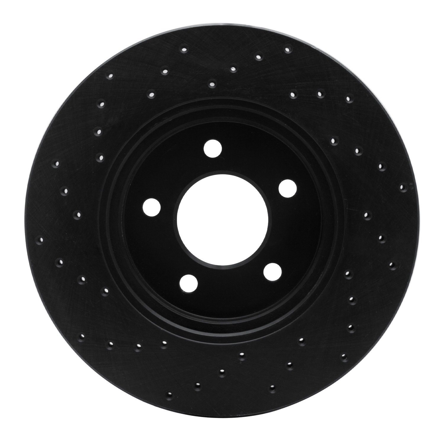 623-54193R Drilled Brake Rotor [Black], 2005-2012 Ford/Lincoln/Mercury/Mazda, Position: Front Right