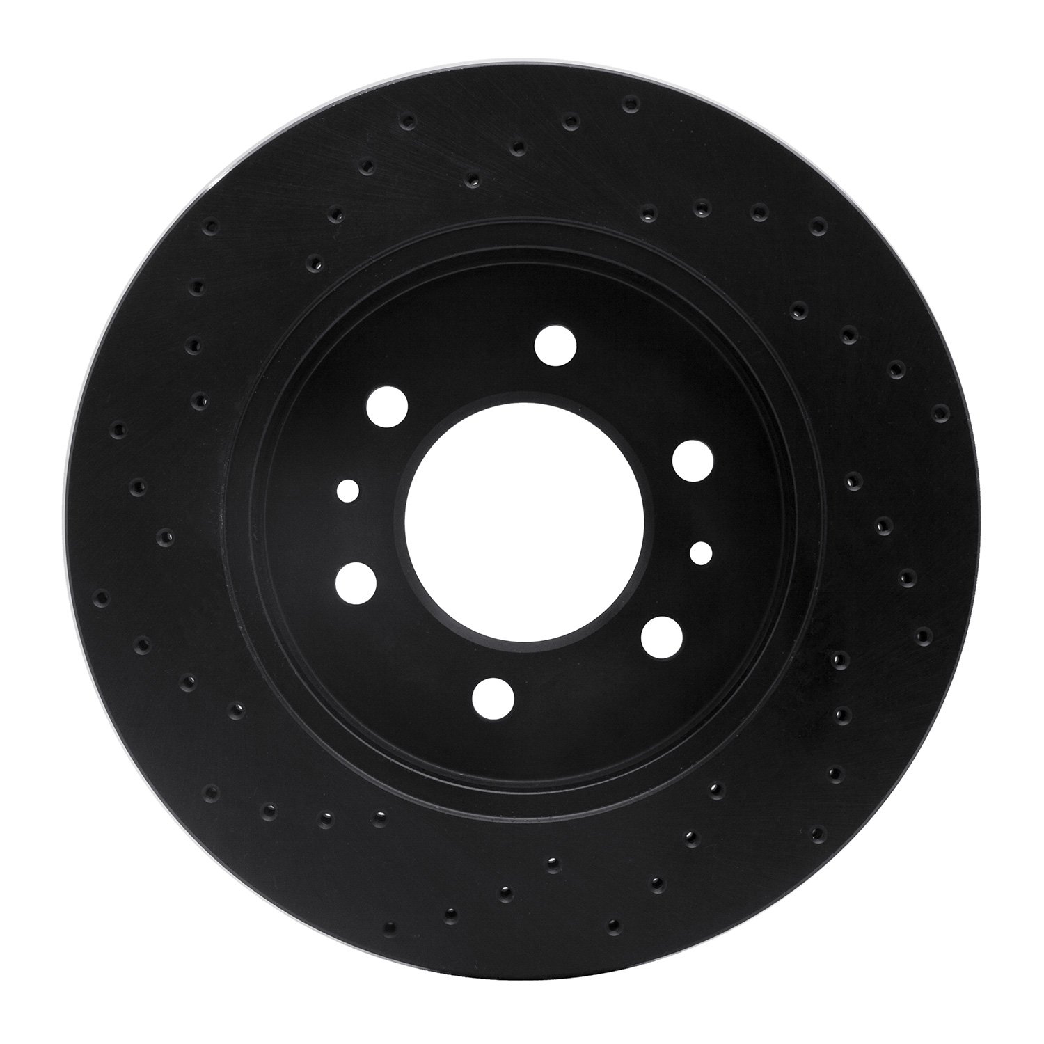 623-54215R Drilled Brake Rotor [Black], 2009-2009 Ford/Lincoln/Mercury/Mazda, Position: Front Right