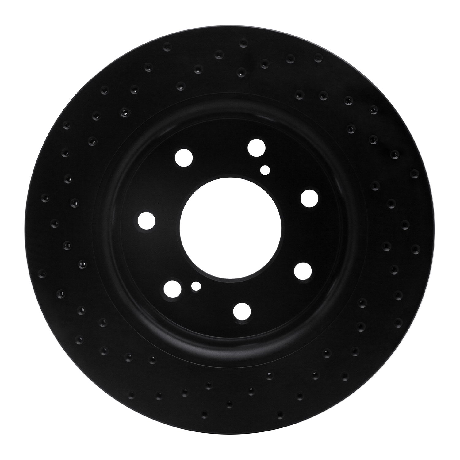 623-54219R Drilled Brake Rotor [Black], 2010-2014 Ford/Lincoln/Mercury/Mazda, Position: Front Right