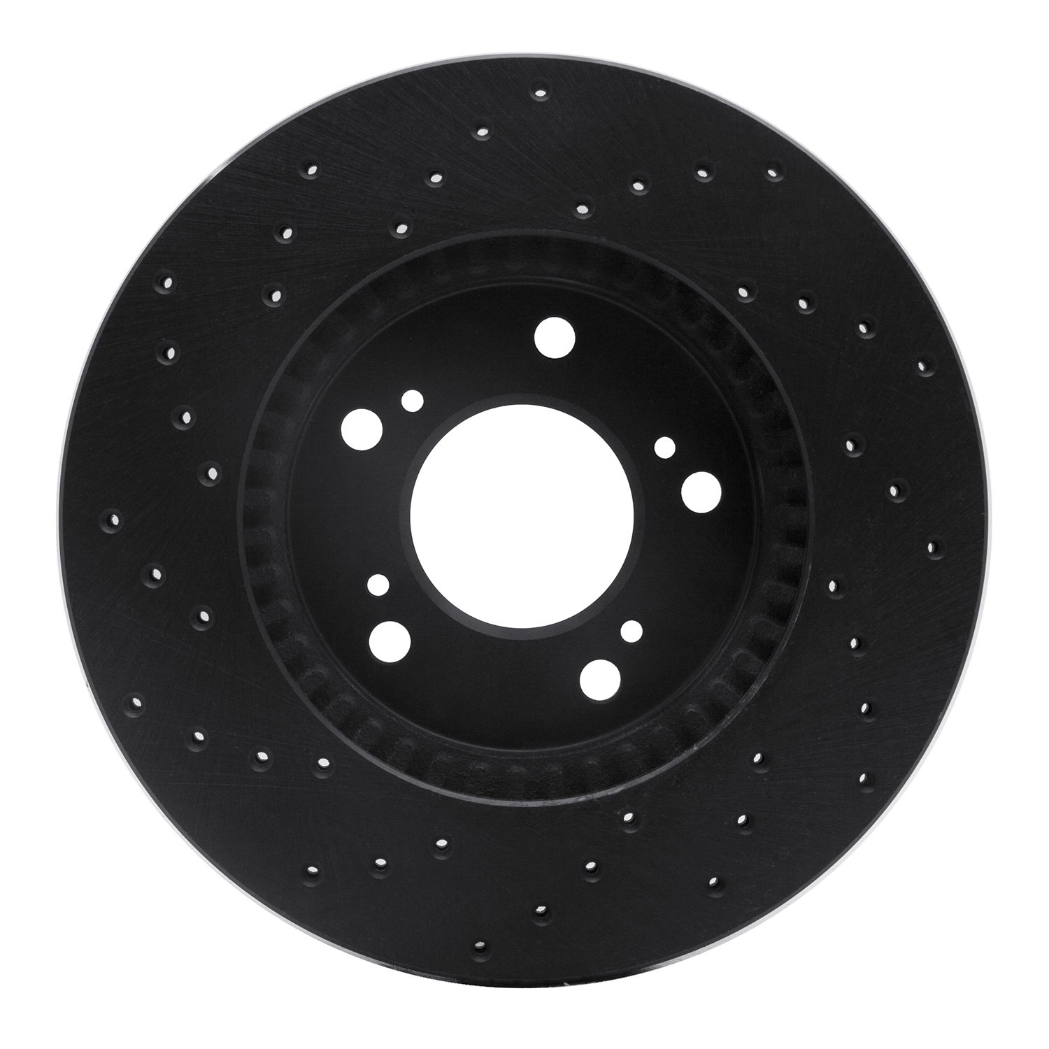 623-59040R Drilled Brake Rotor [Black], 1991-2001 Multiple Makes/Models, Position: Front Right