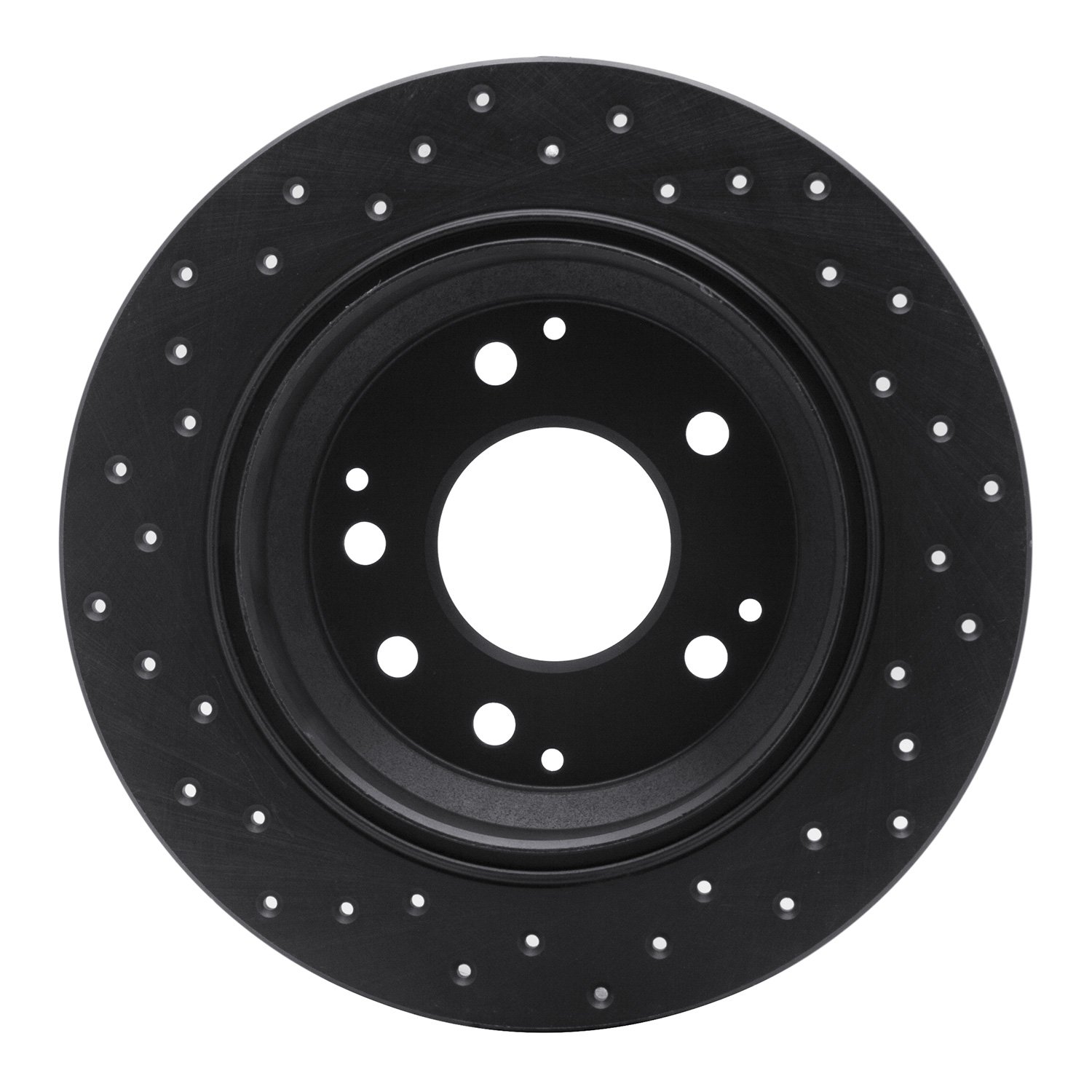 623-59041R Drilled Brake Rotor [Black], 1991-1999 Multiple Makes/Models, Position: Rear Right