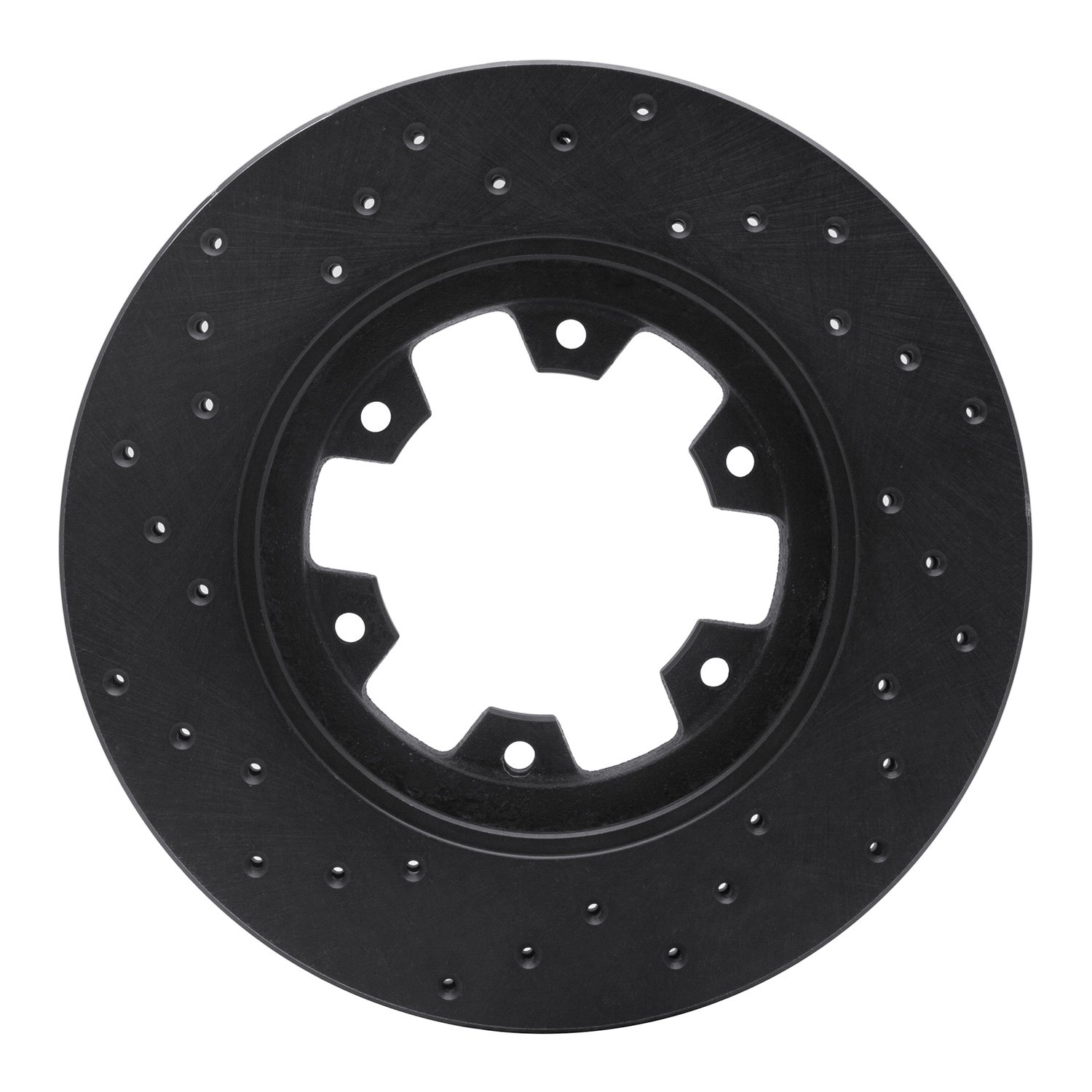 623-67080R Drilled Brake Rotor [Black], 1985-2002 Infiniti/Nissan, Position: Front Right