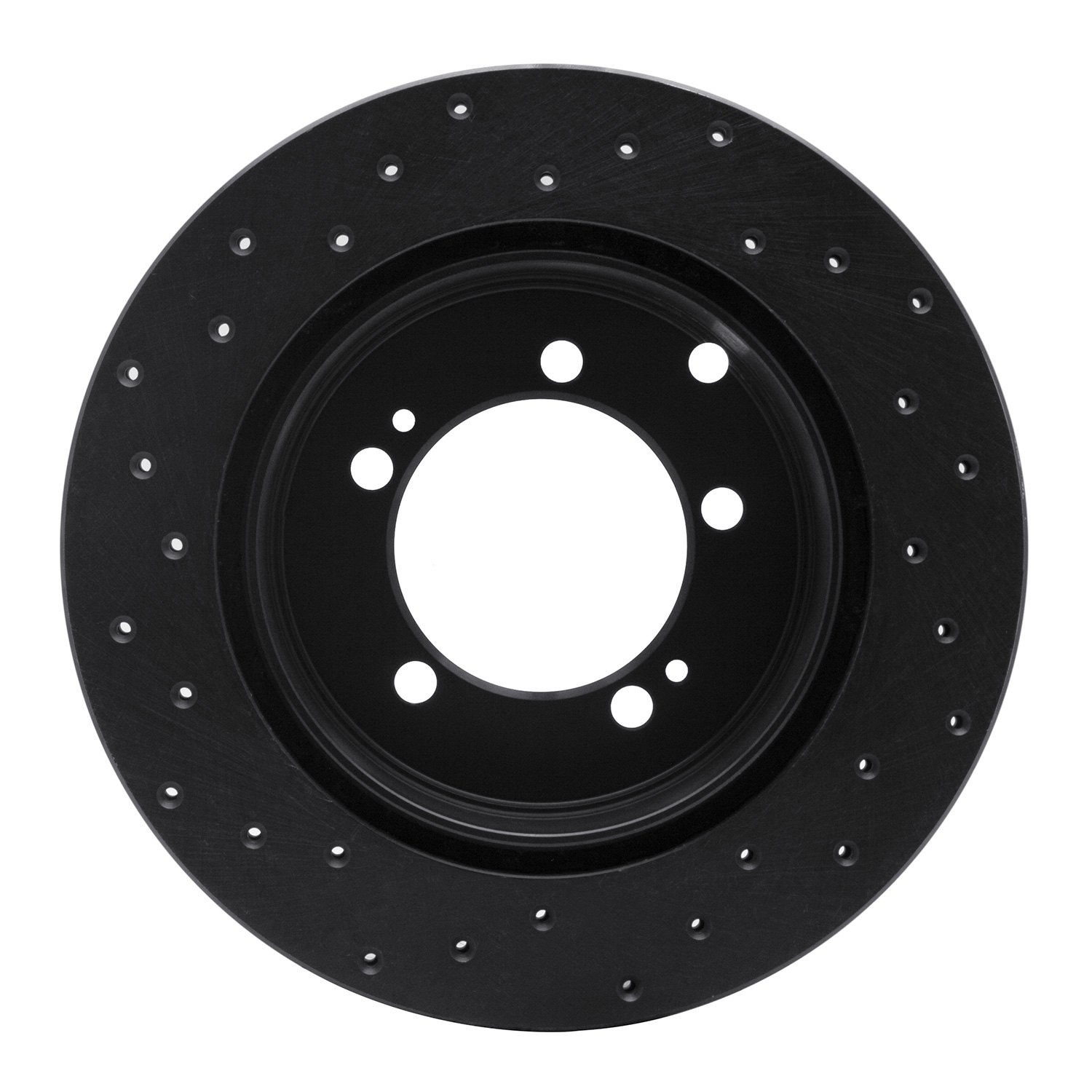 Drilled Brake Rotor [Black], 1994-1995 Multiple Makes/Models