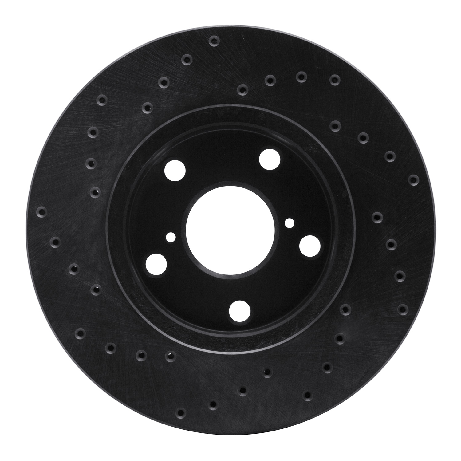 Drilled Brake Rotor [Black], 1992-1998 Lexus/Toyota/Scion