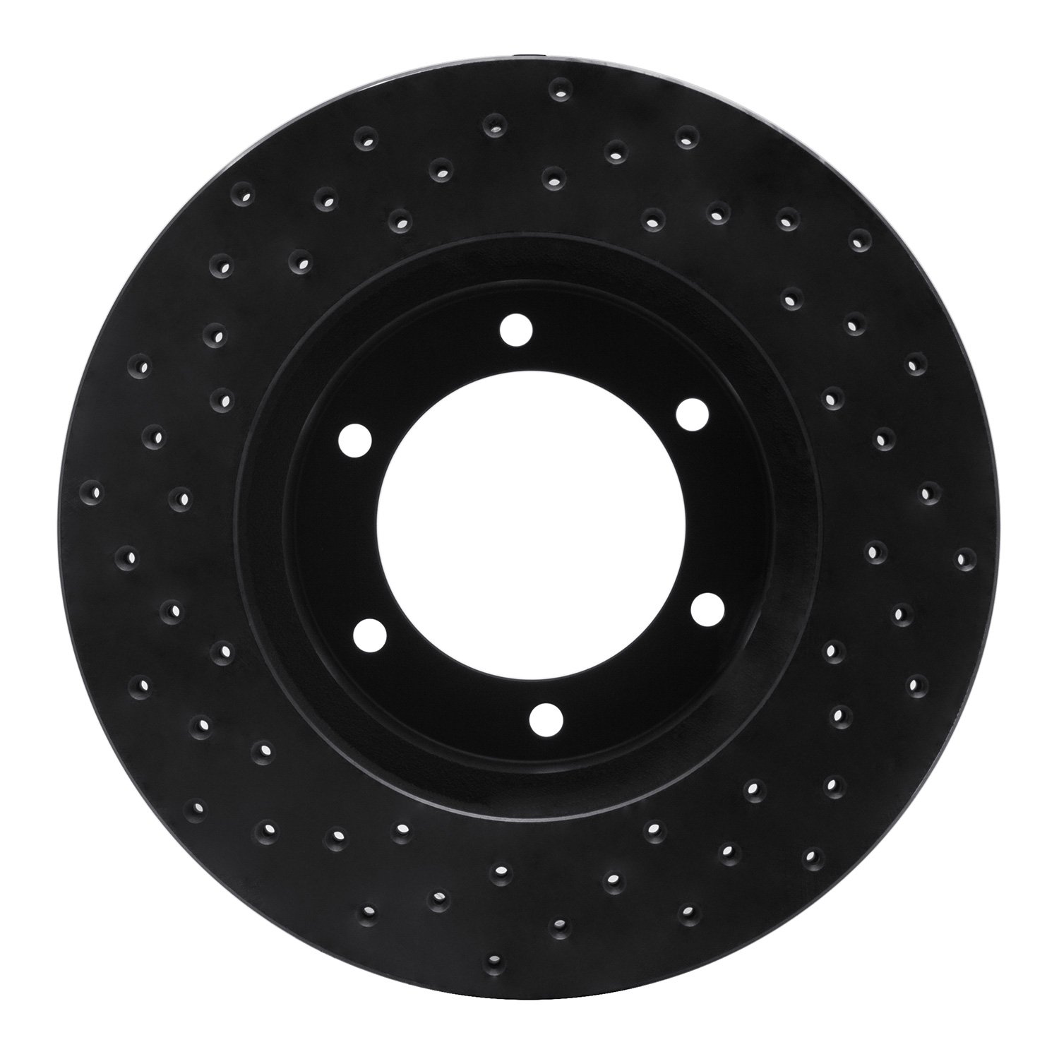 623-76115R Drilled Brake Rotor [Black], 1991-1998 Lexus/Toyota/Scion, Position: Front Right