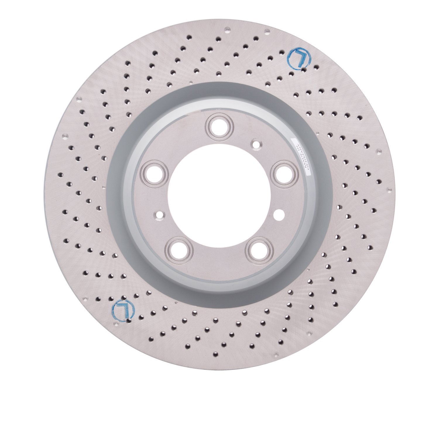 624-02063D GEOSPEC Drilled Rotor [Coated], 2010-2021 Porsche, Position: Rear Left