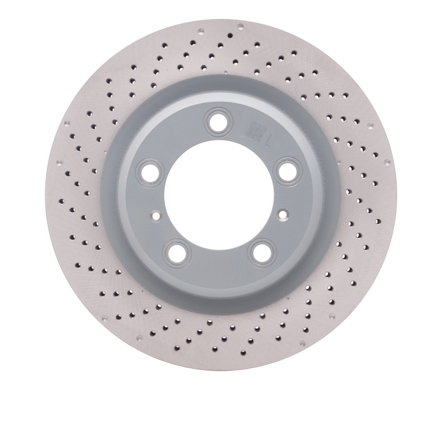 624-02073D GEOSPEC Drilled Rotor [Coated], 2012-2016 Porsche, Position: Rear Left
