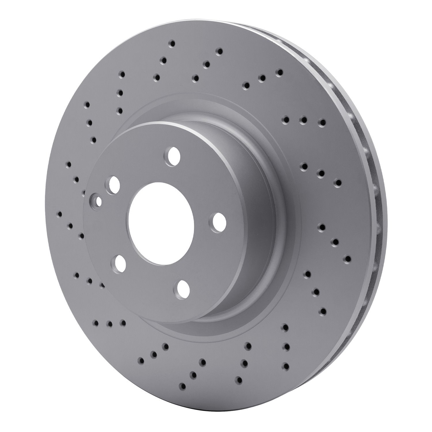 624-63033 GEOSPEC Drilled Rotor [Coated], 2000-2003 Mercedes-Benz, Position: Front