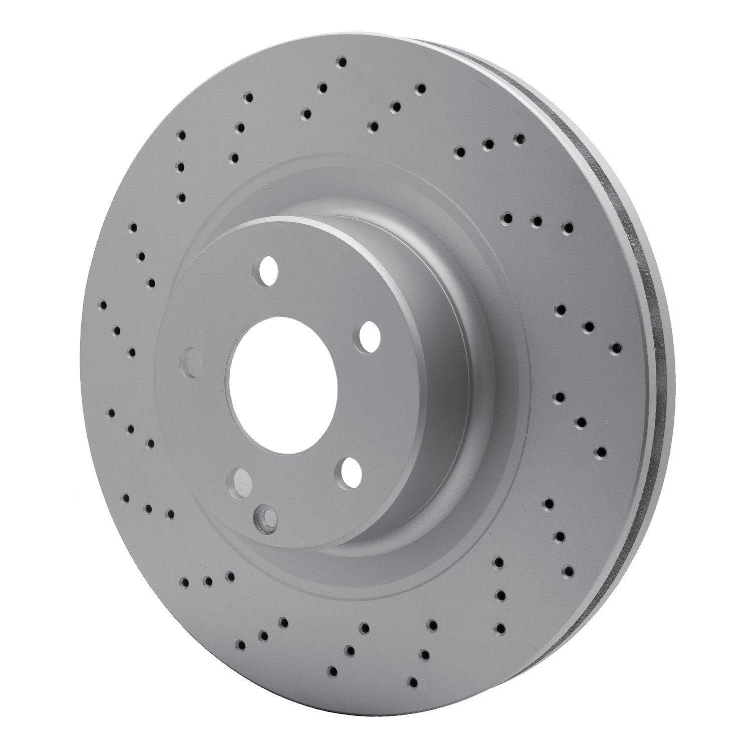 624-63041 GEOSPEC Drilled Rotor [Coated], 2001-2006 Mercedes-Benz, Position: Front