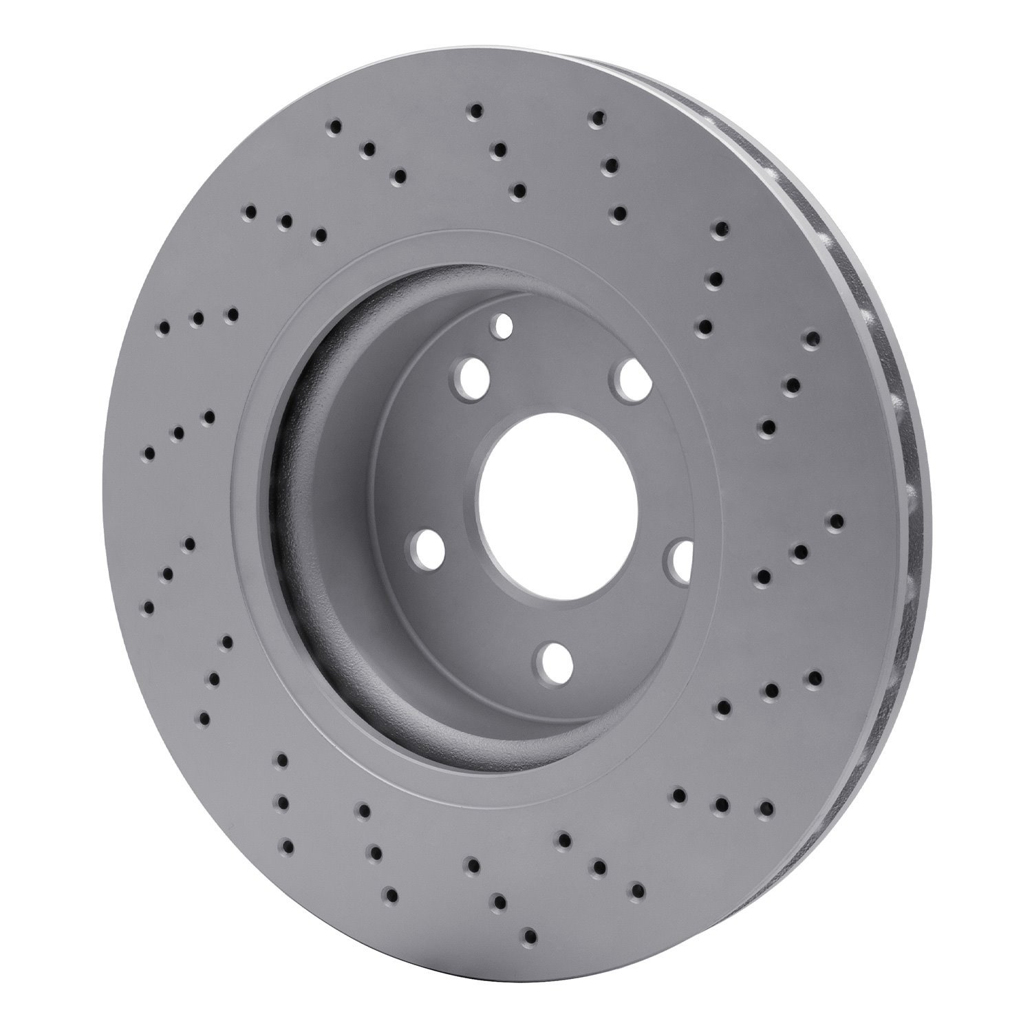 624-63052 GEOSPEC Drilled Rotor [Coated], 2005-2006 Mercedes-Benz, Position: Front