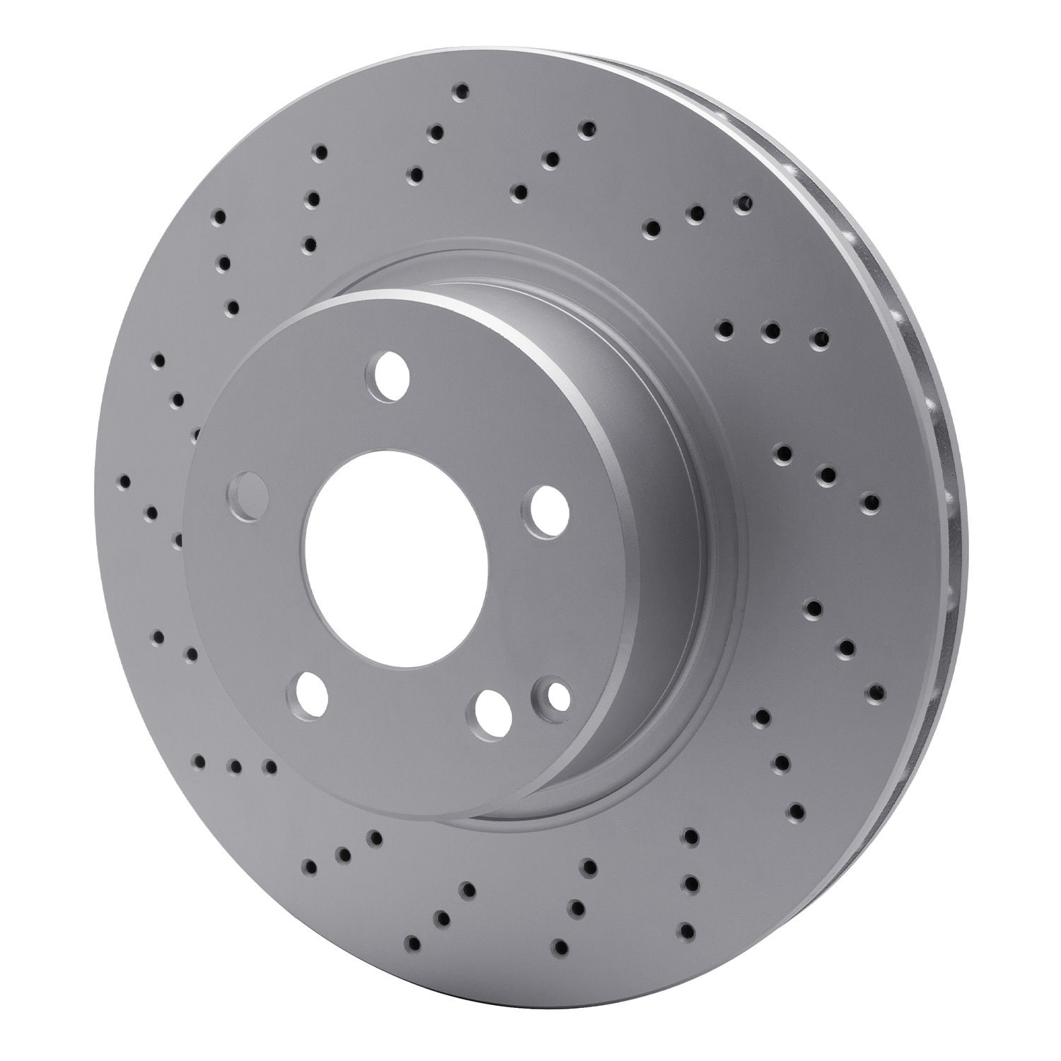624-63054 GEOSPEC Drilled Rotor [Coated], 2002-2006 Mercedes-Benz, Position: Front