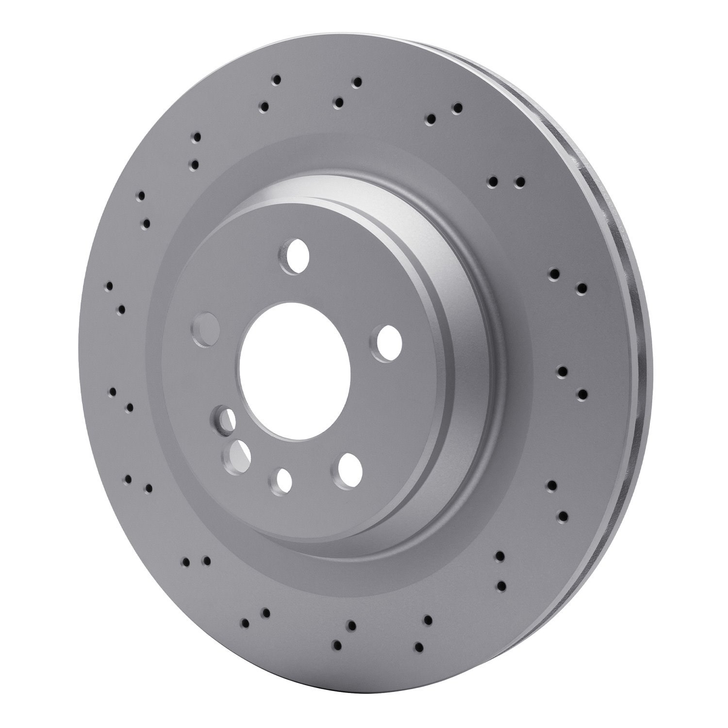 624-63057 GEOSPEC Drilled Rotor [Coated], 2003-2006 Mercedes-Benz, Position: Rear