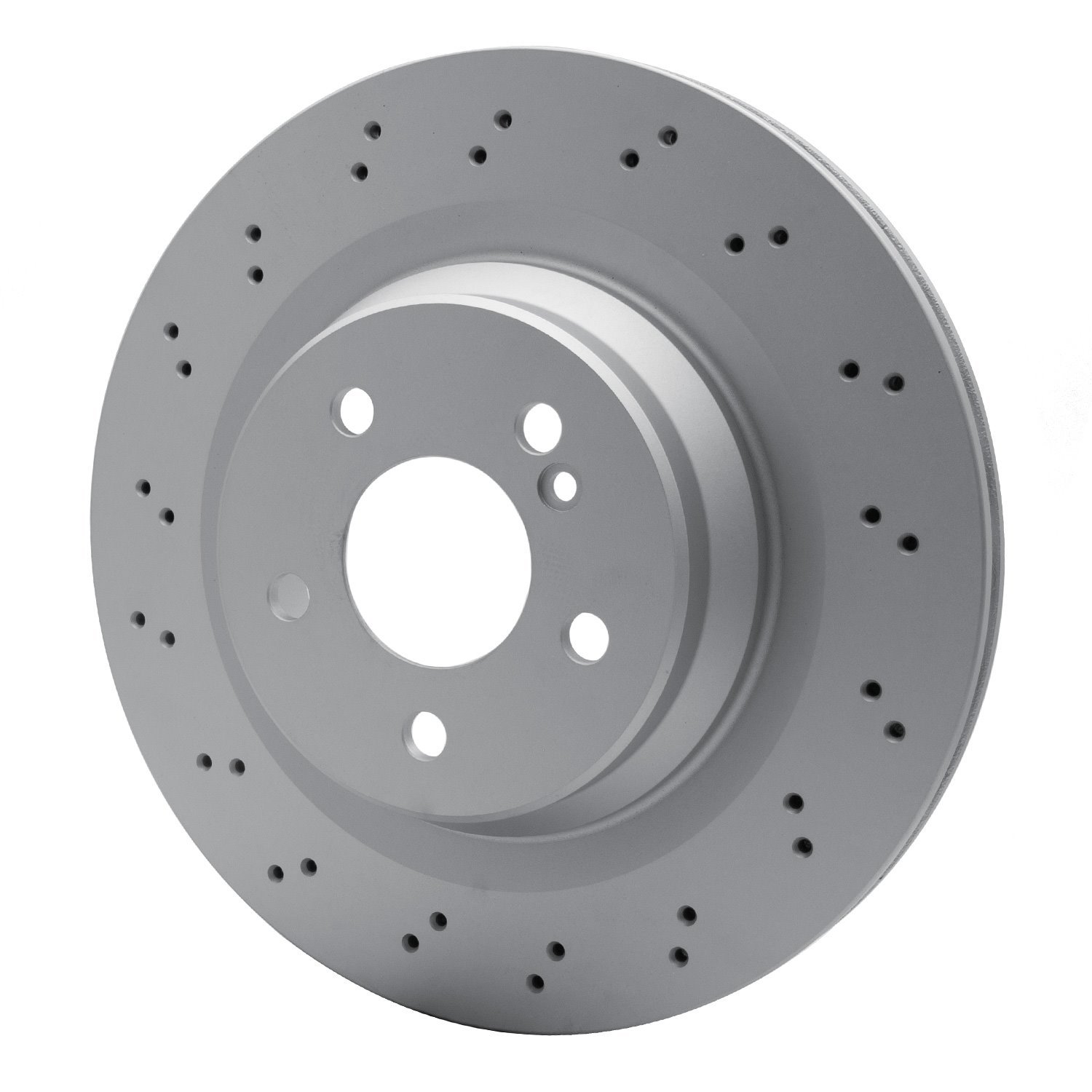 624-63062 GEOSPEC Drilled Rotor [Coated], 2003-2011 Mercedes-Benz, Position: Rear