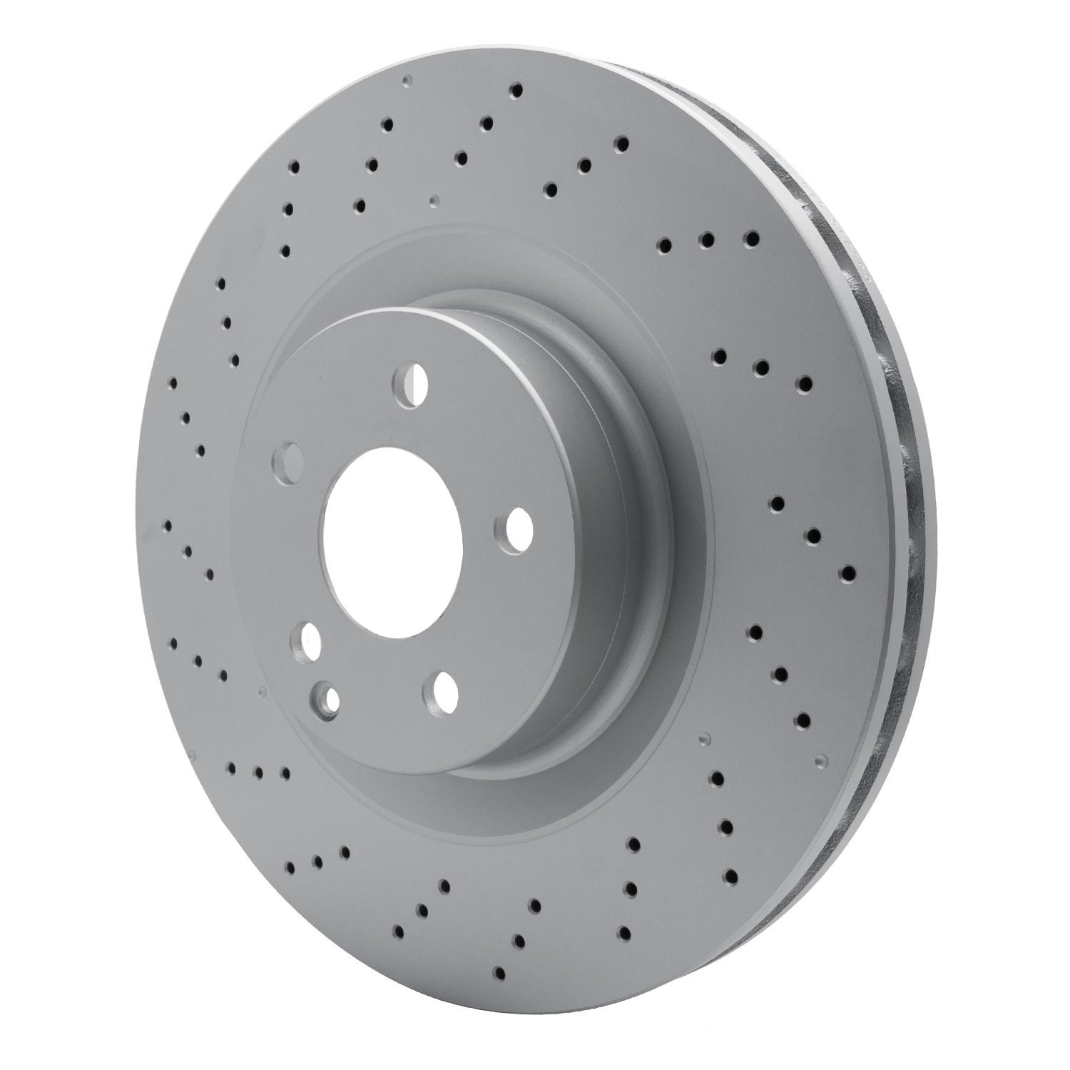 624-63075 GEOSPEC Drilled Rotor [Coated], 2007-2014 Mercedes-Benz, Position: Front