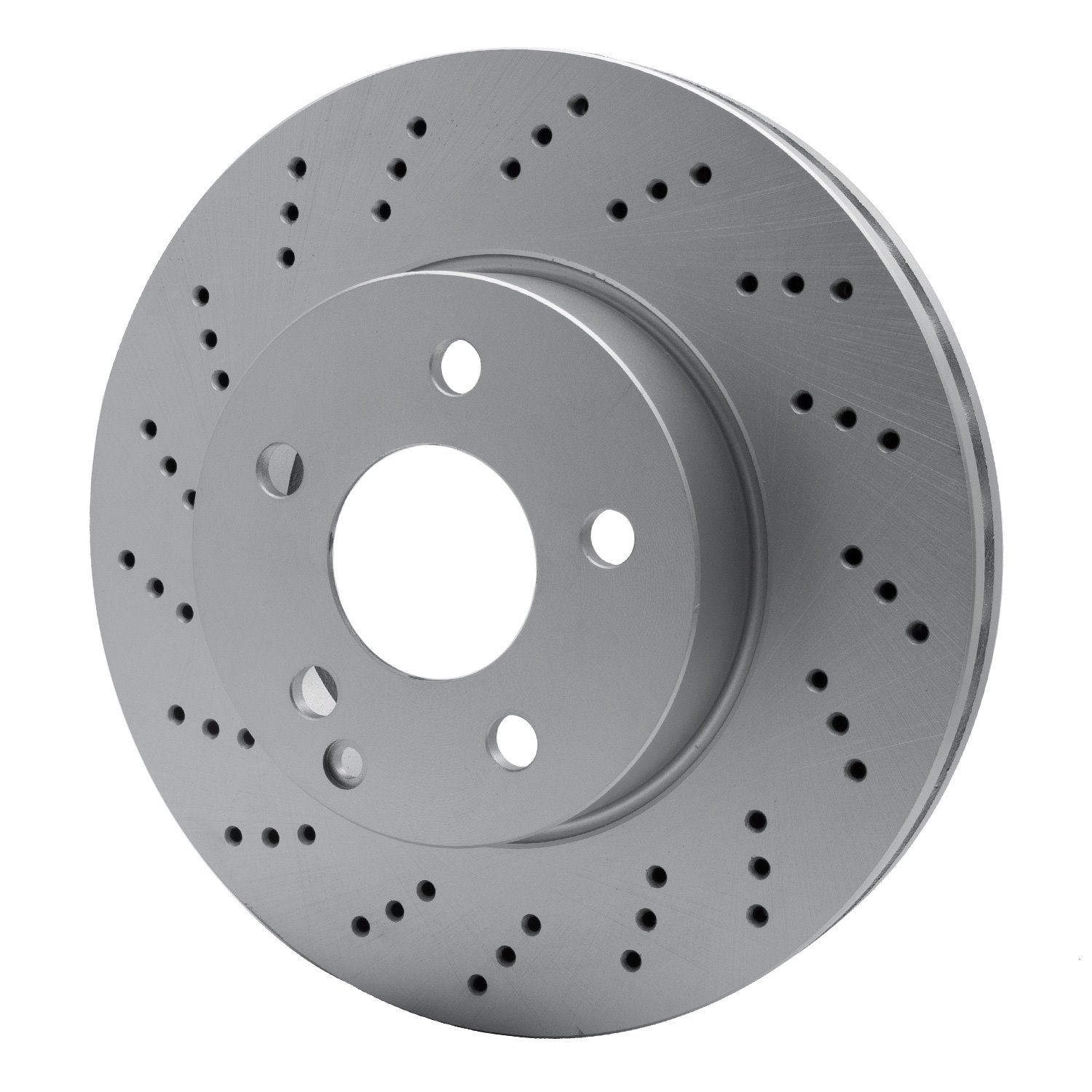 624-63084 GEOSPEC Drilled Rotor [Coated], 2008-2015 Mercedes-Benz, Position: Front