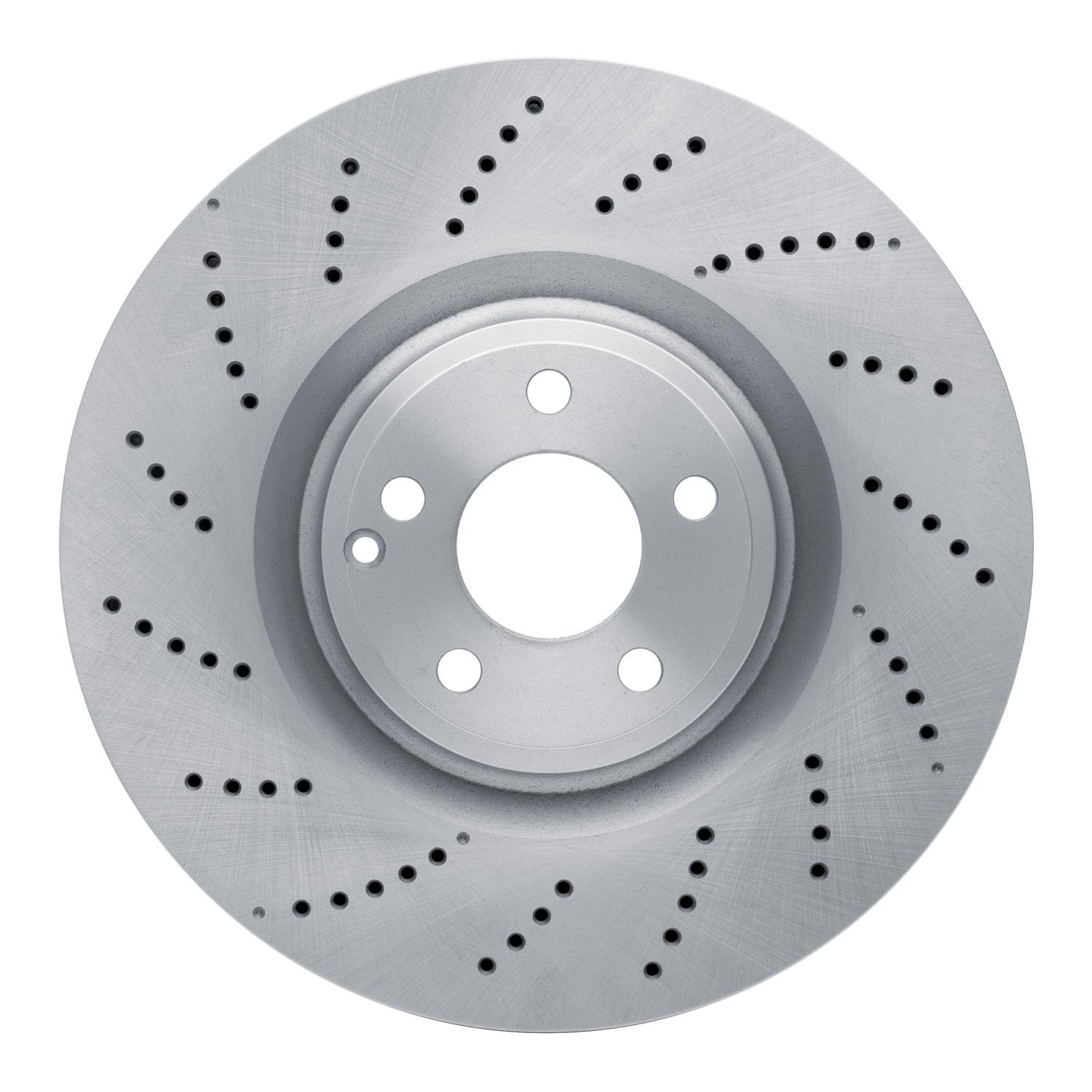 624-63097 GEOSPEC Drilled Rotor [Coated], 2012-2018 Mercedes-Benz, Position: Front