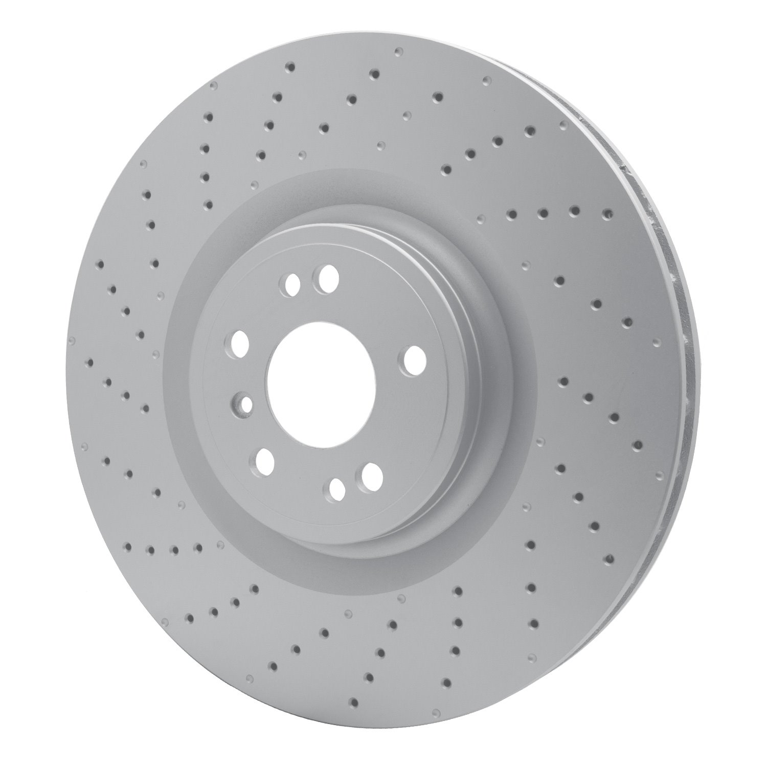 624-63145 GEOSPEC Drilled Rotor [Coated], 2012-2019 Mercedes-Benz, Position: Front