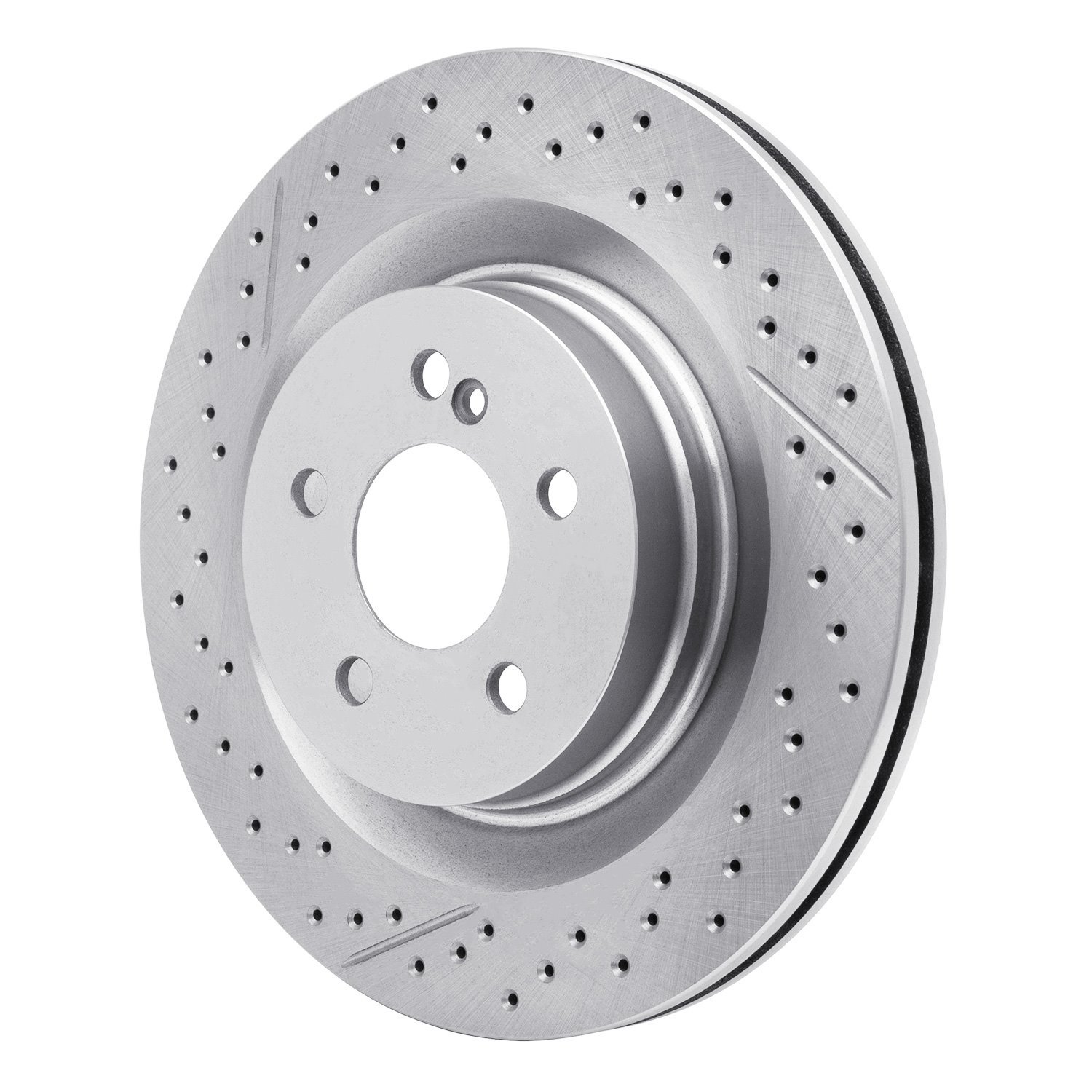 630-63092 Drilled/Slotted Brake Rotor, 2008-2015 Mercedes-Benz, Position: Rear