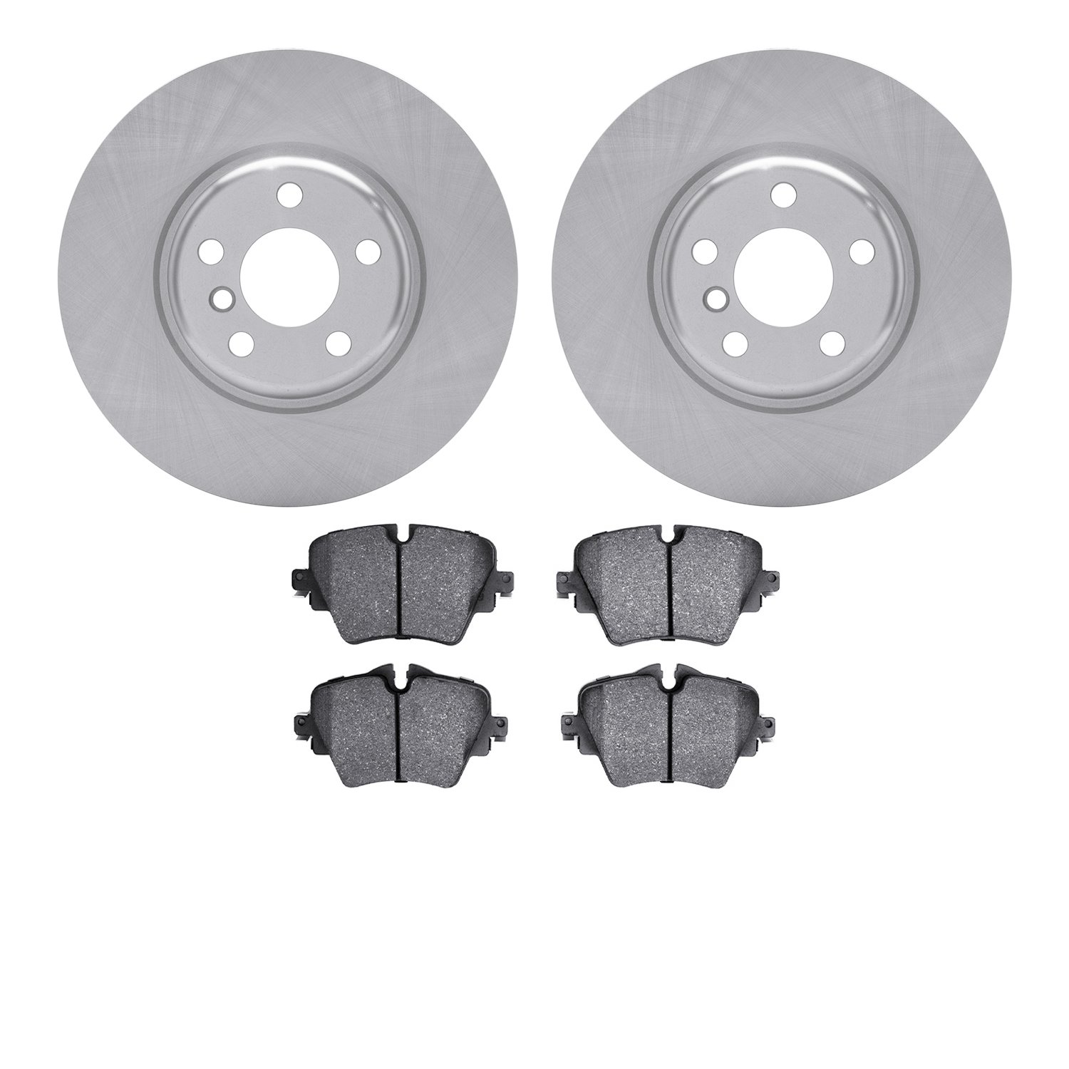 6302-31008 Brake Rotors with 3000-Series Ceramic Brake Pads Kit, Fits Select Multiple Makes/Models, Position: Front
