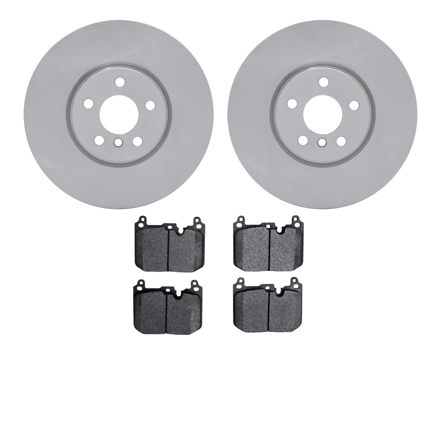6302-32020 Brake Rotors with 3000-Series Ceramic Brake Pads Kit, 2015-2019 Mini, Position: Front