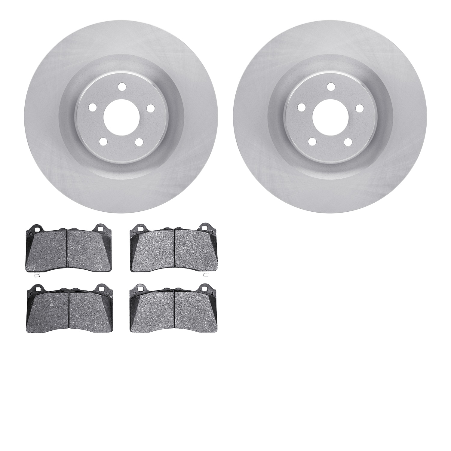 6302-54236 Brake Rotors with 3000-Series Ceramic Brake Pads Kit, 2016-2018 Ford/Lincoln/Mercury/Mazda, Position: Front