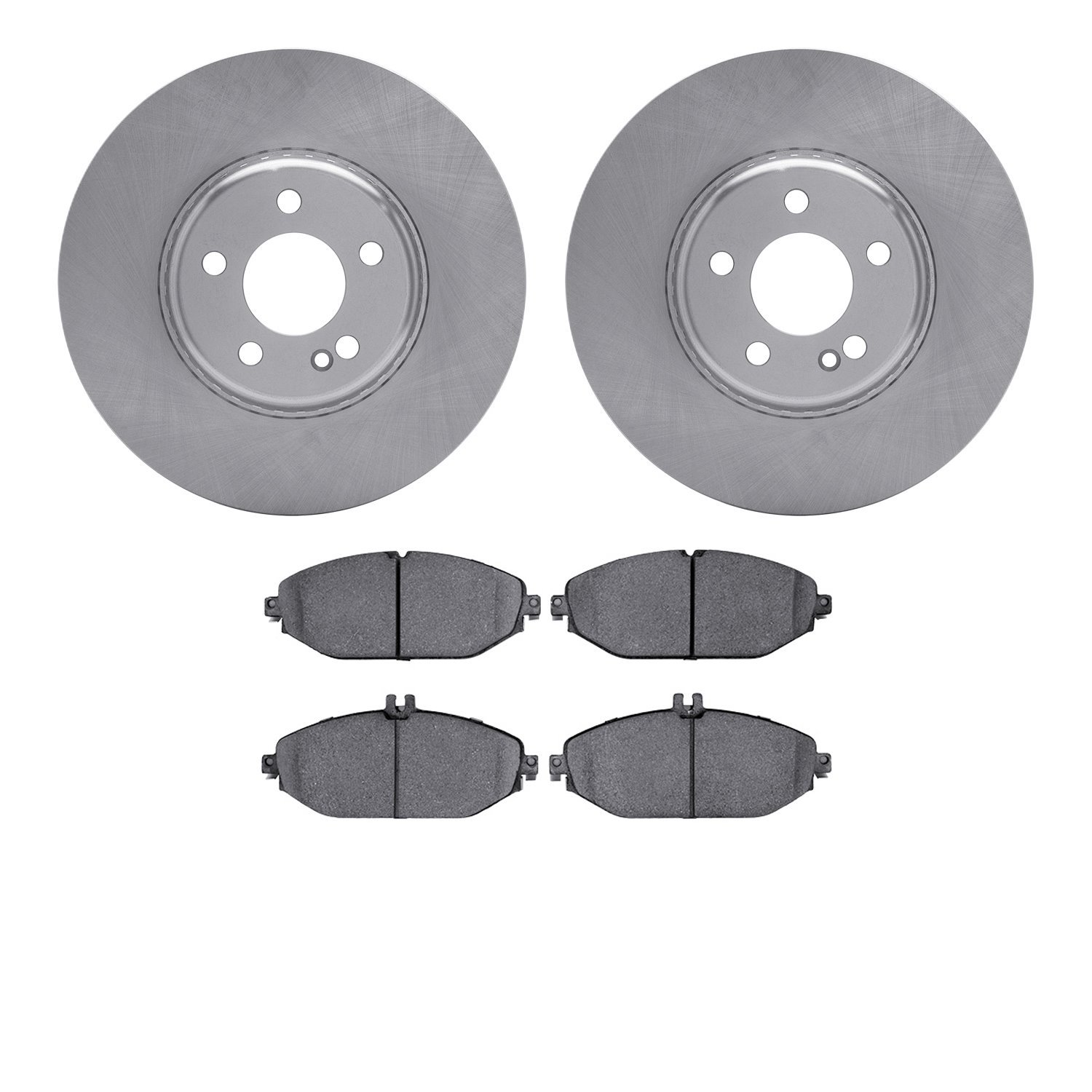 6302-63026 Brake Rotors with 3000-Series Ceramic Brake Pads Kit, Fits Select Mercedes-Benz, Position: Front