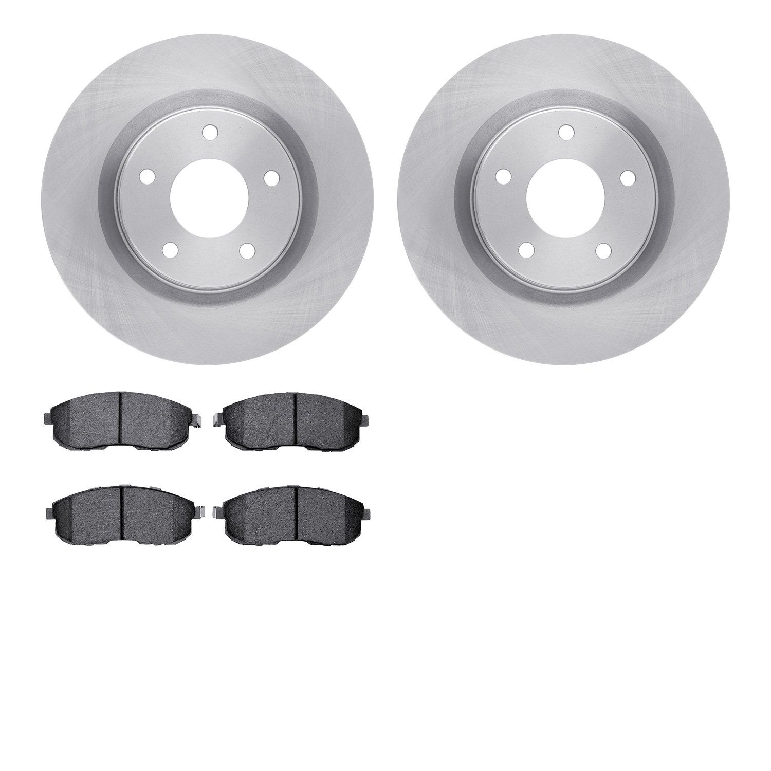 6302-67086 Brake Rotors with 3000-Series Ceramic Brake Pads Kit, 2011-2019 Infiniti/Nissan, Position: Front