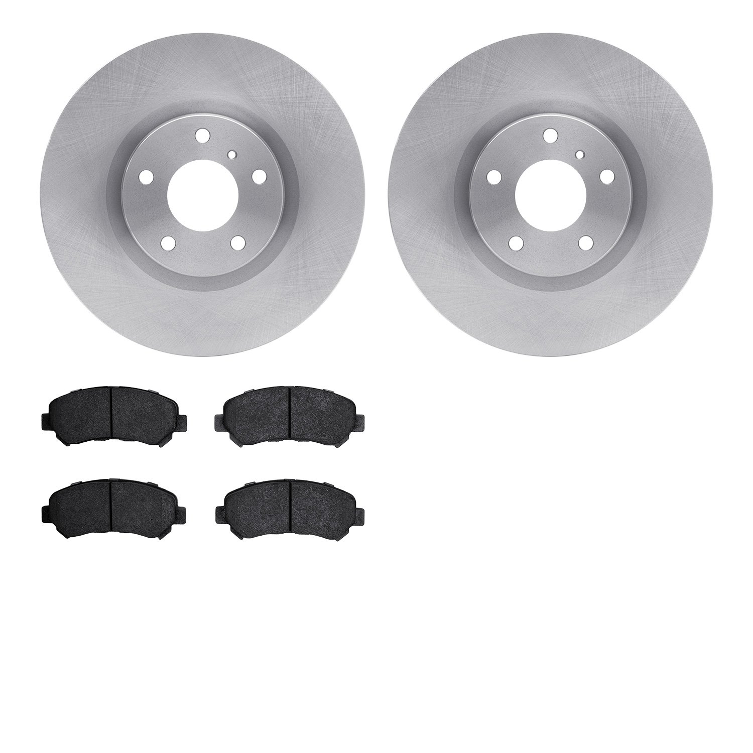 6302-67115 Brake Rotors with 3000-Series Ceramic Brake Pads Kit, Fits Select Infiniti/Nissan, Position: Front