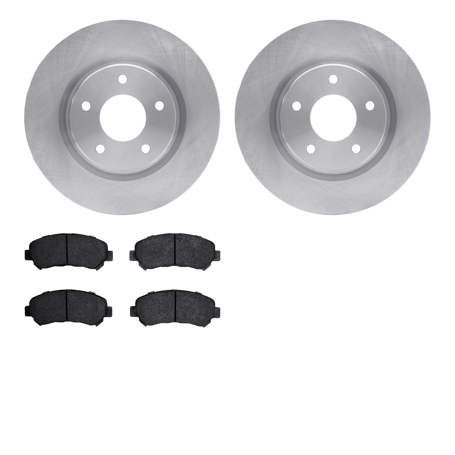6302-67116 Brake Rotors with 3000-Series Ceramic Brake Pads Kit, 2008-2015 Infiniti/Nissan, Position: Front