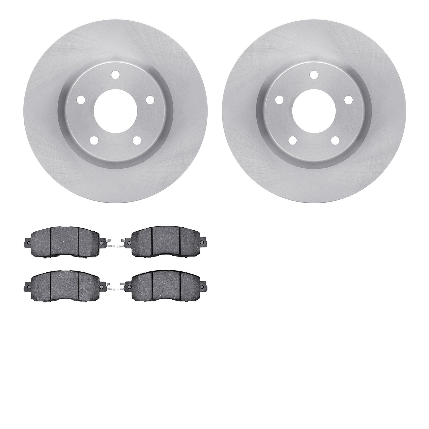 6302-67126 Brake Rotors with 3000-Series Ceramic Brake Pads Kit, Fits Select Infiniti/Nissan, Position: Front