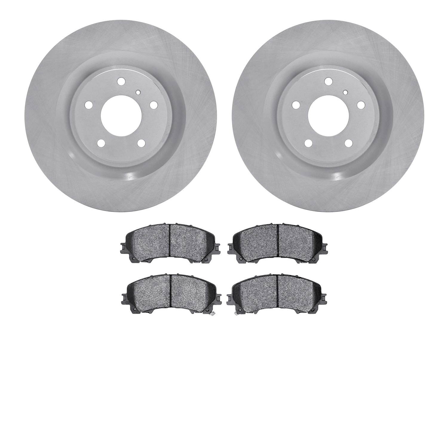 6302-68002 Brake Rotors with 3000-Series Ceramic Brake Pads Kit, Fits Select Infiniti/Nissan, Position: Front
