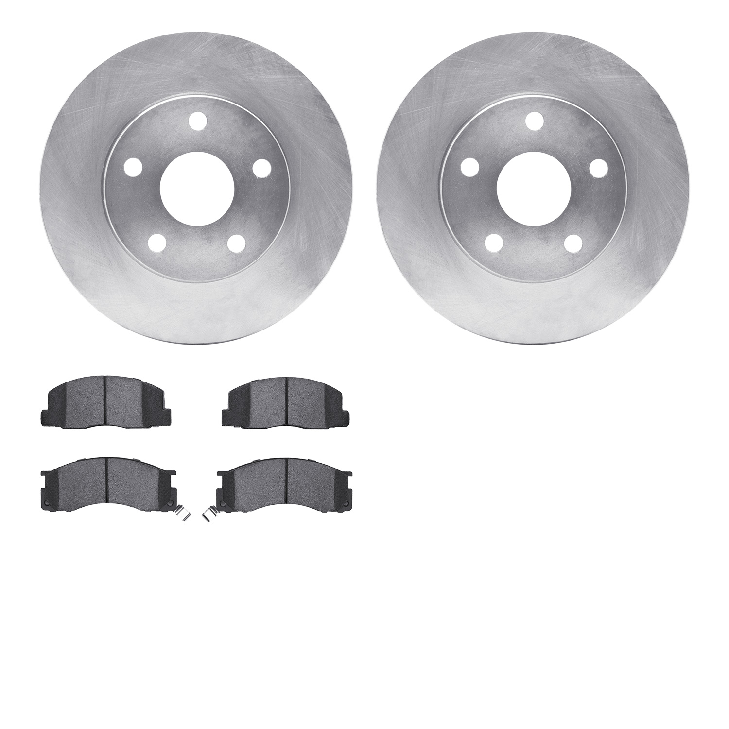 6302-76085 Brake Rotors with 3000-Series Ceramic Brake Pads Kit, 1991-1996 Lexus/Toyota/Scion, Position: Front