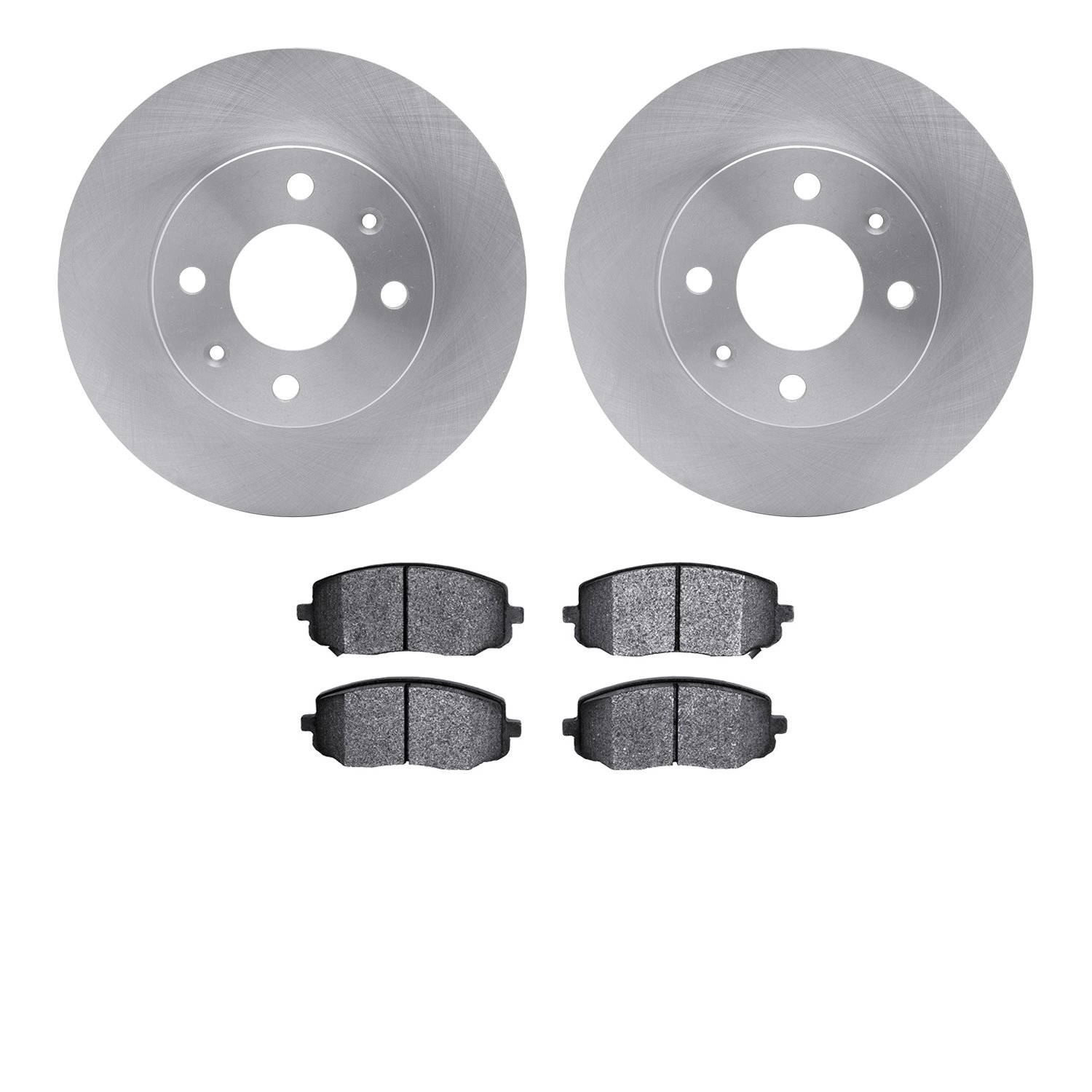 6302-92042 Brake Rotors with 3000-Series Ceramic Brake Pads Kit, 2012-2014 Mopar, Position: Front