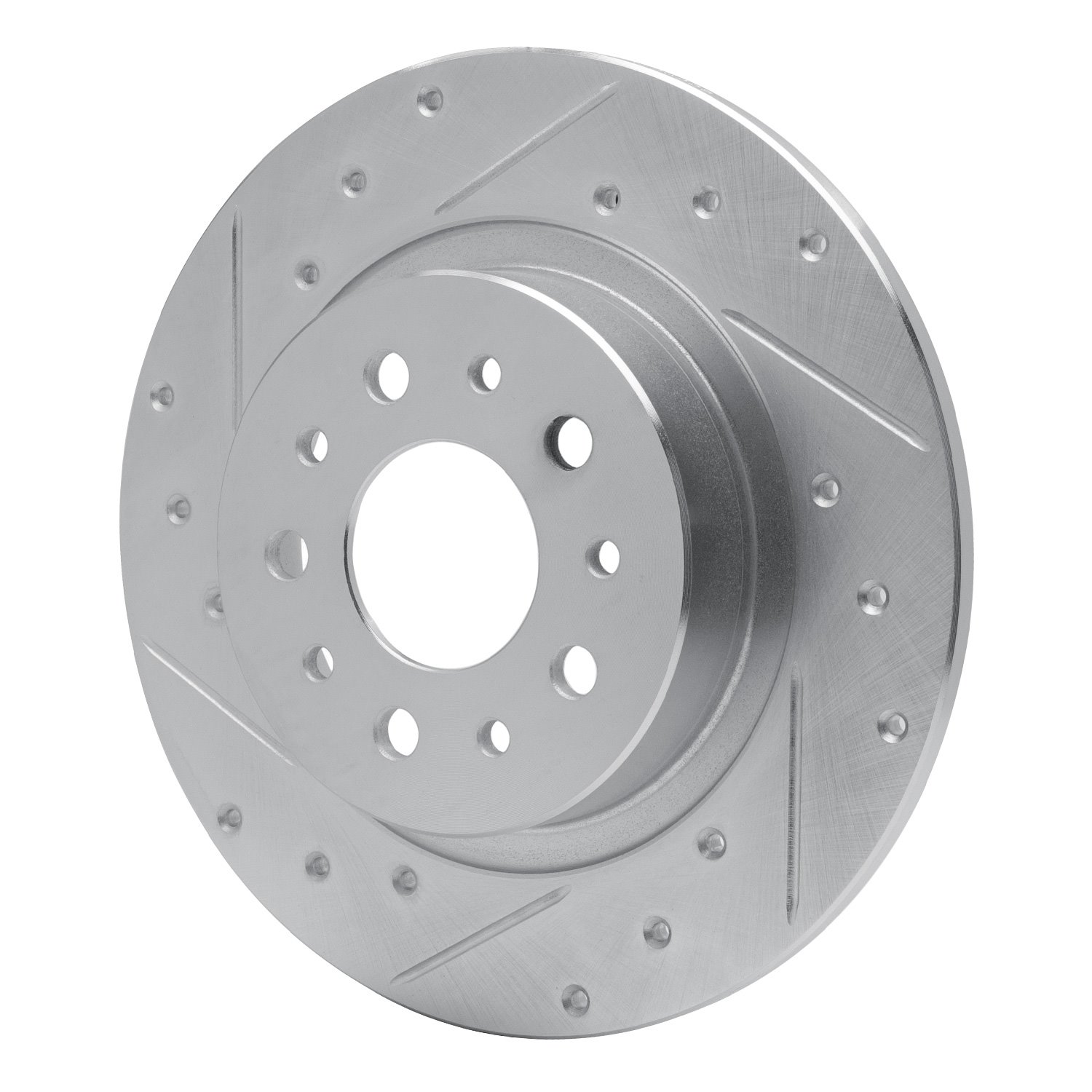Drilled/Slotted Brake Rotor [Silver], 2014-2019 Mopar