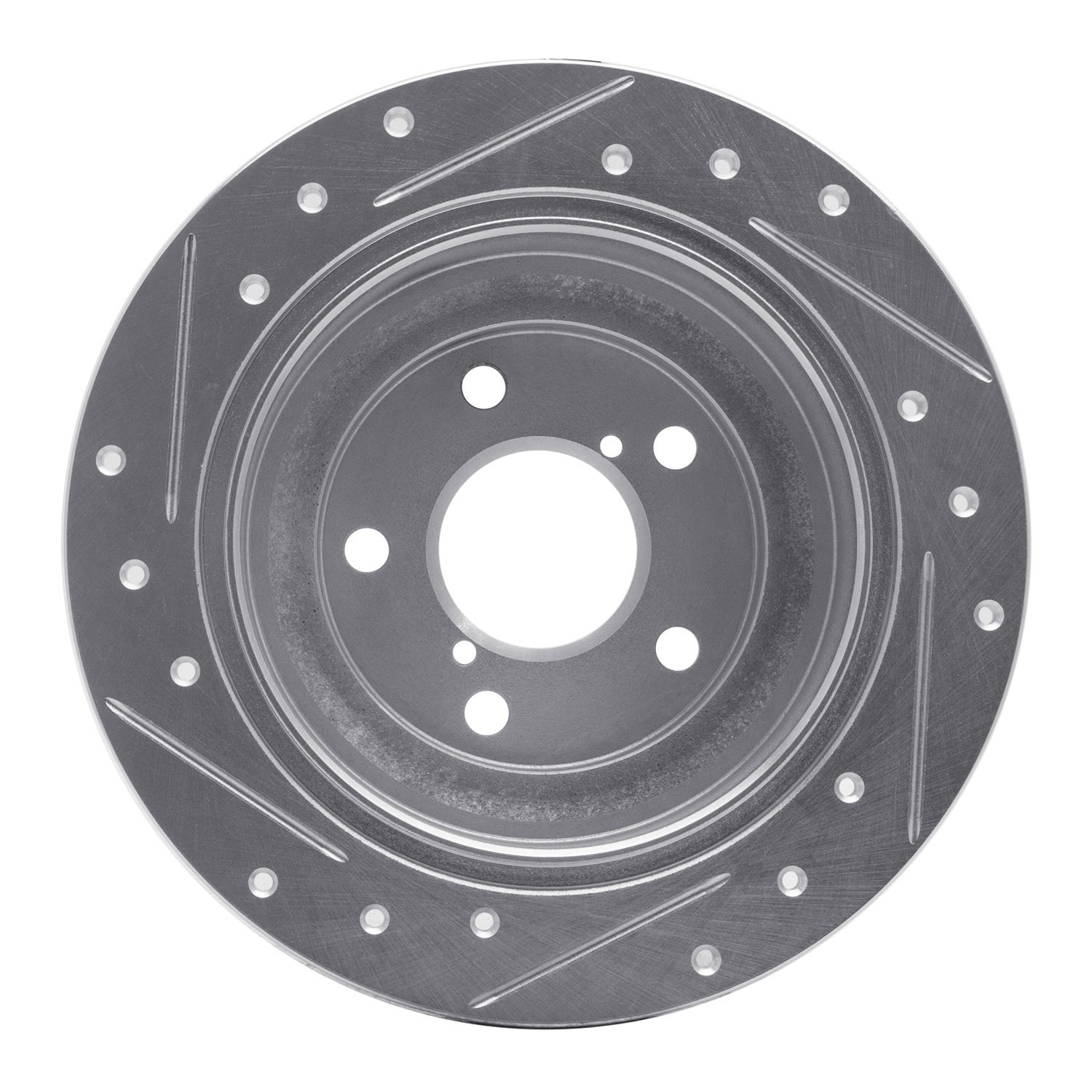 Drilled/Slotted Brake Rotor [Silver], 1990-2008 GM