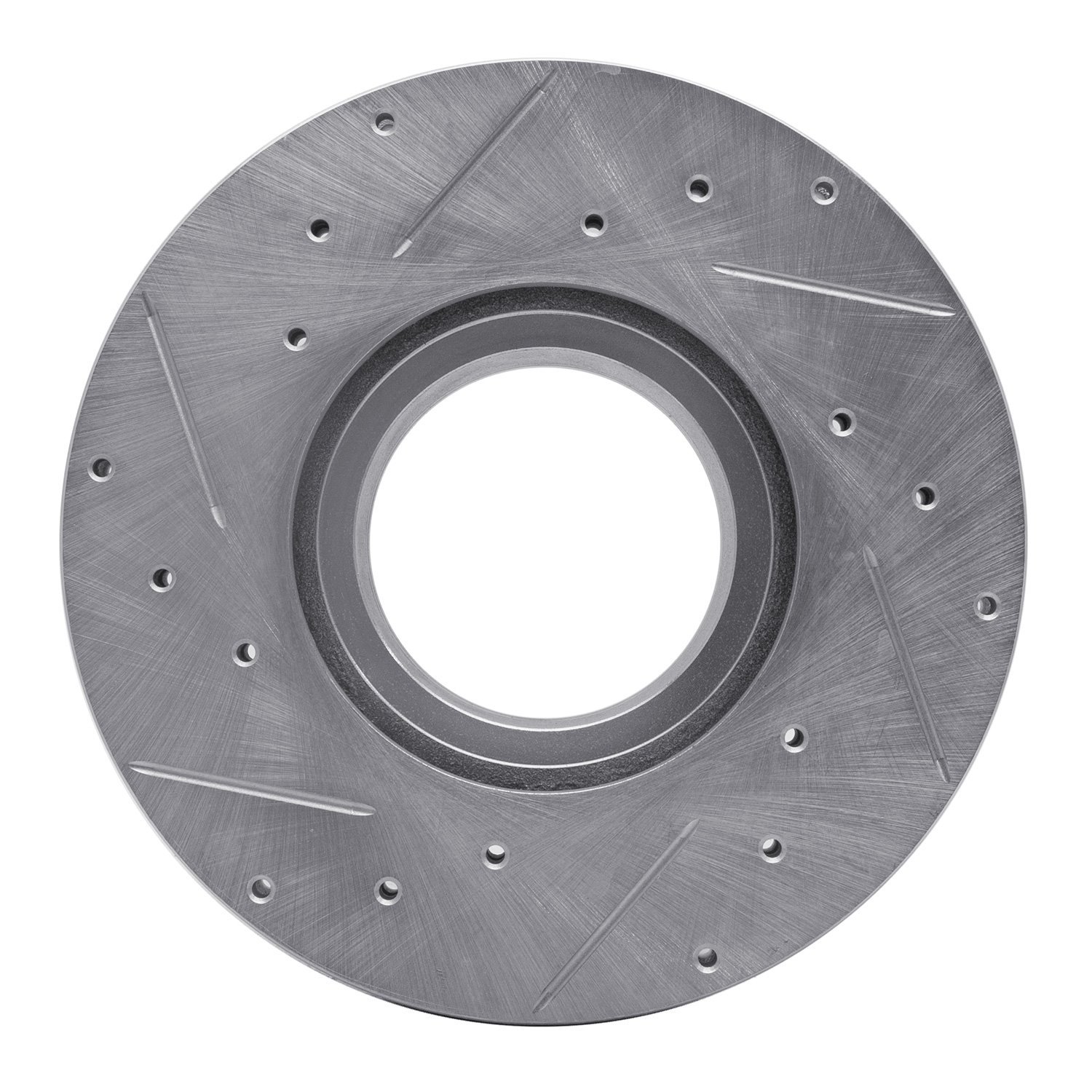 631-27047R Drilled/Slotted Brake Rotor [Silver], 1994-2010 UD, Position: Fr Right