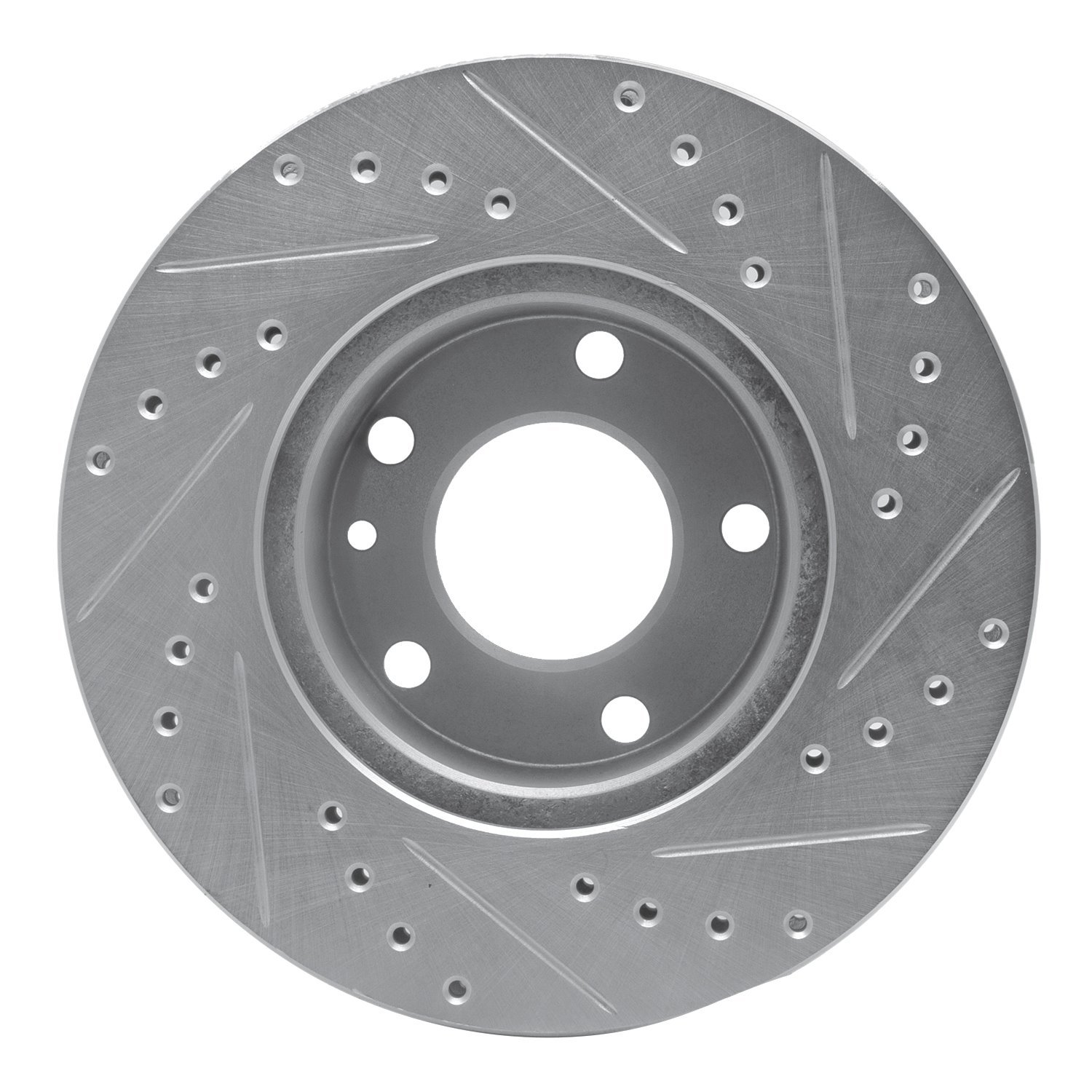 Drilled/Slotted Brake Rotor [Silver], 1976-1982 BMW