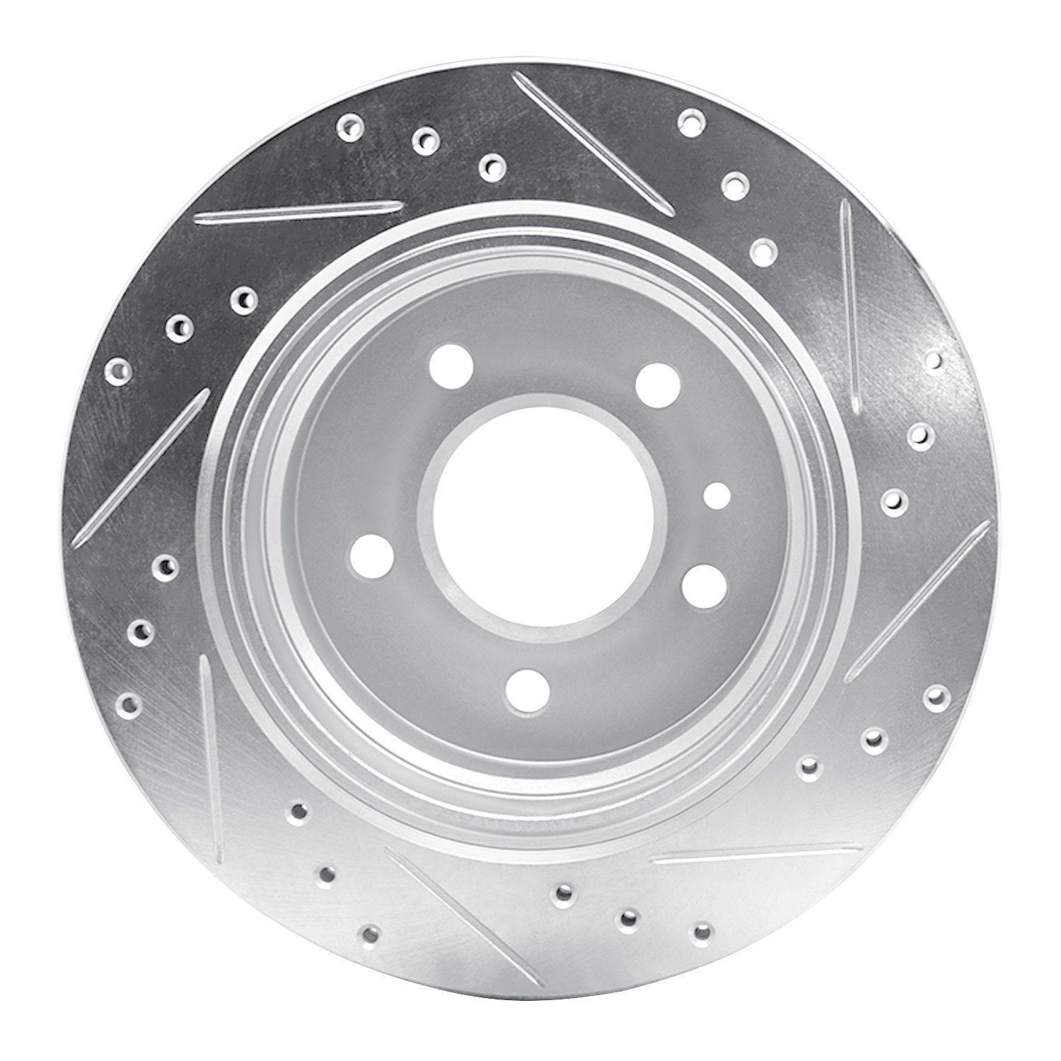 Drilled/Slotted Brake Rotor [Silver], 1988-1994 BMW