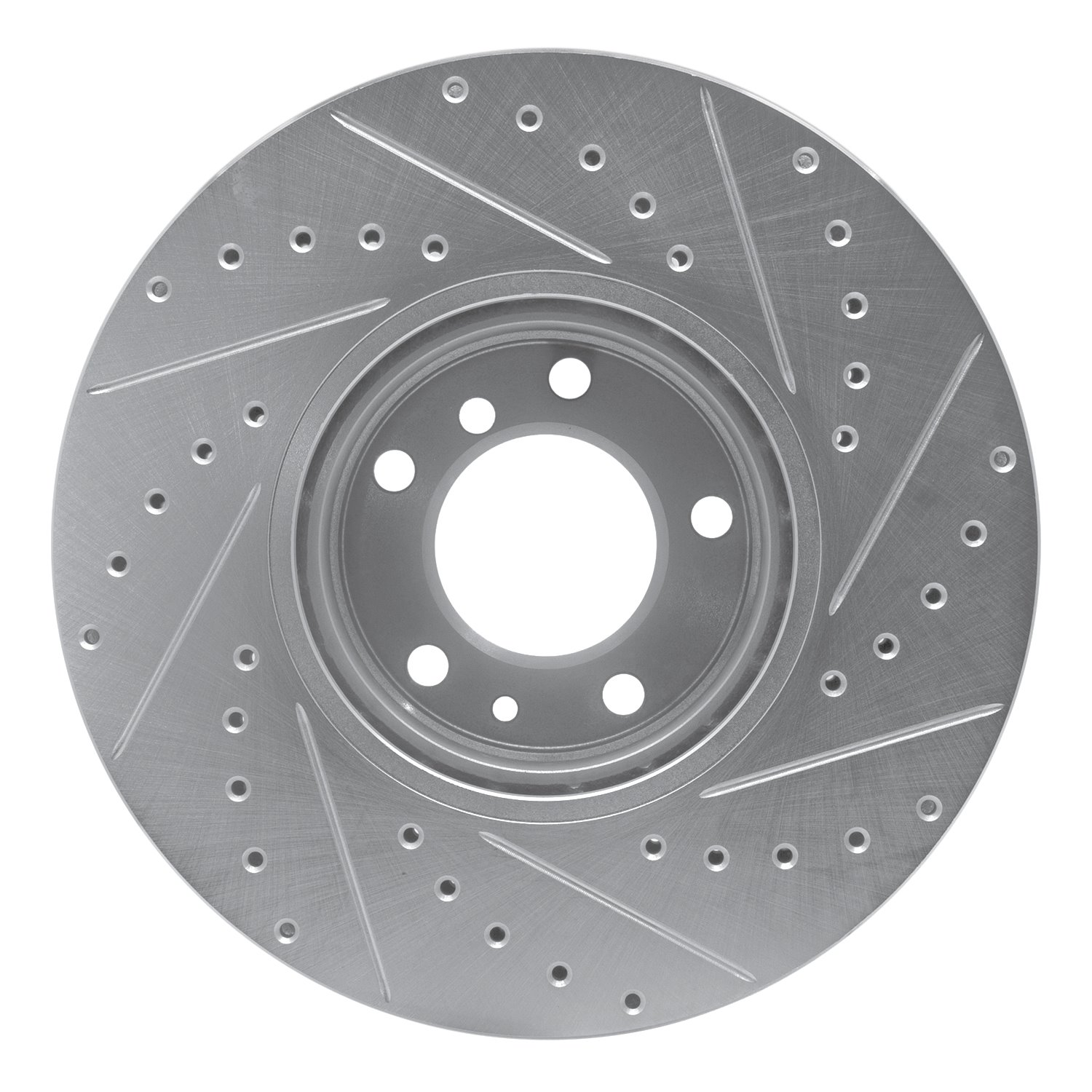 Drilled/Slotted Brake Rotor [Silver], 1991-2001 BMW