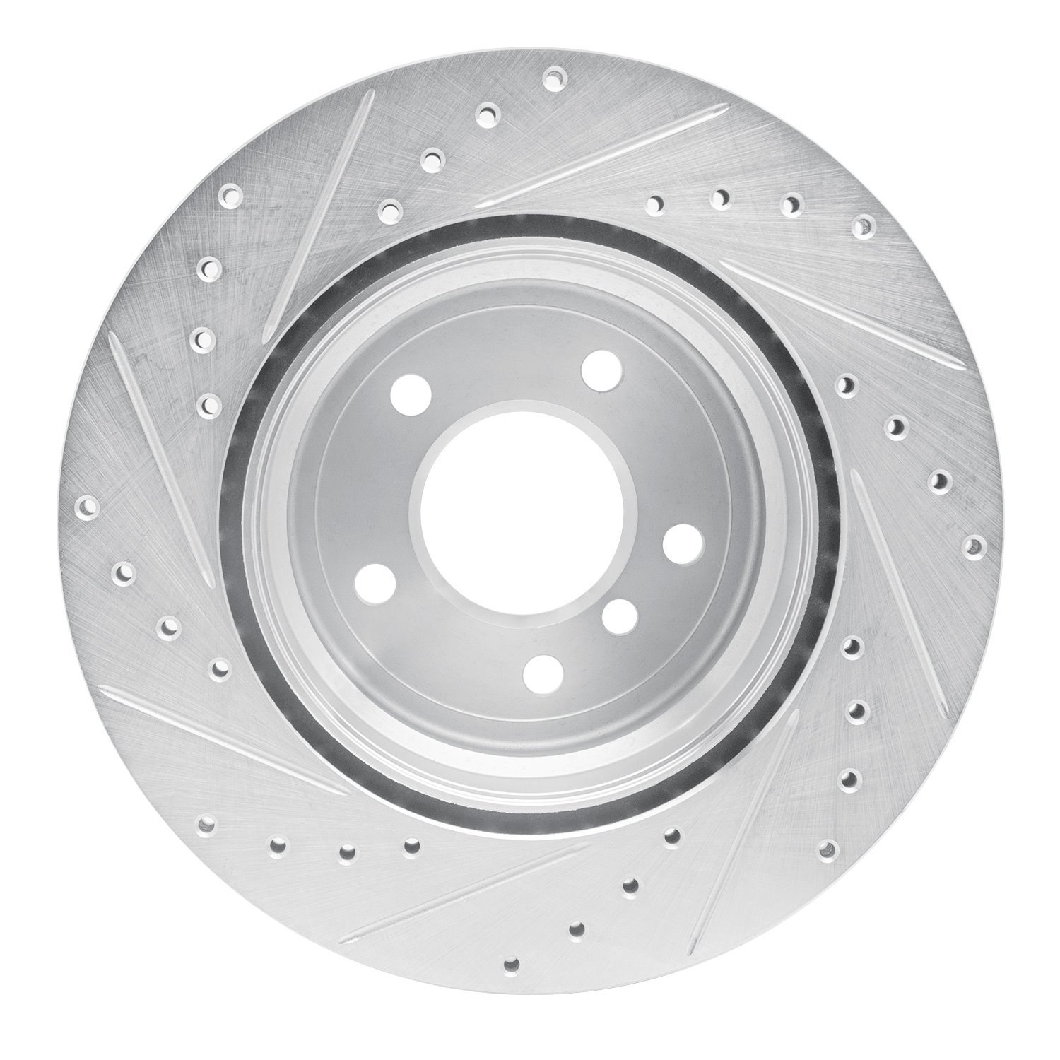 Drilled/Slotted Brake Rotor [Silver], 2008-2013 BMW