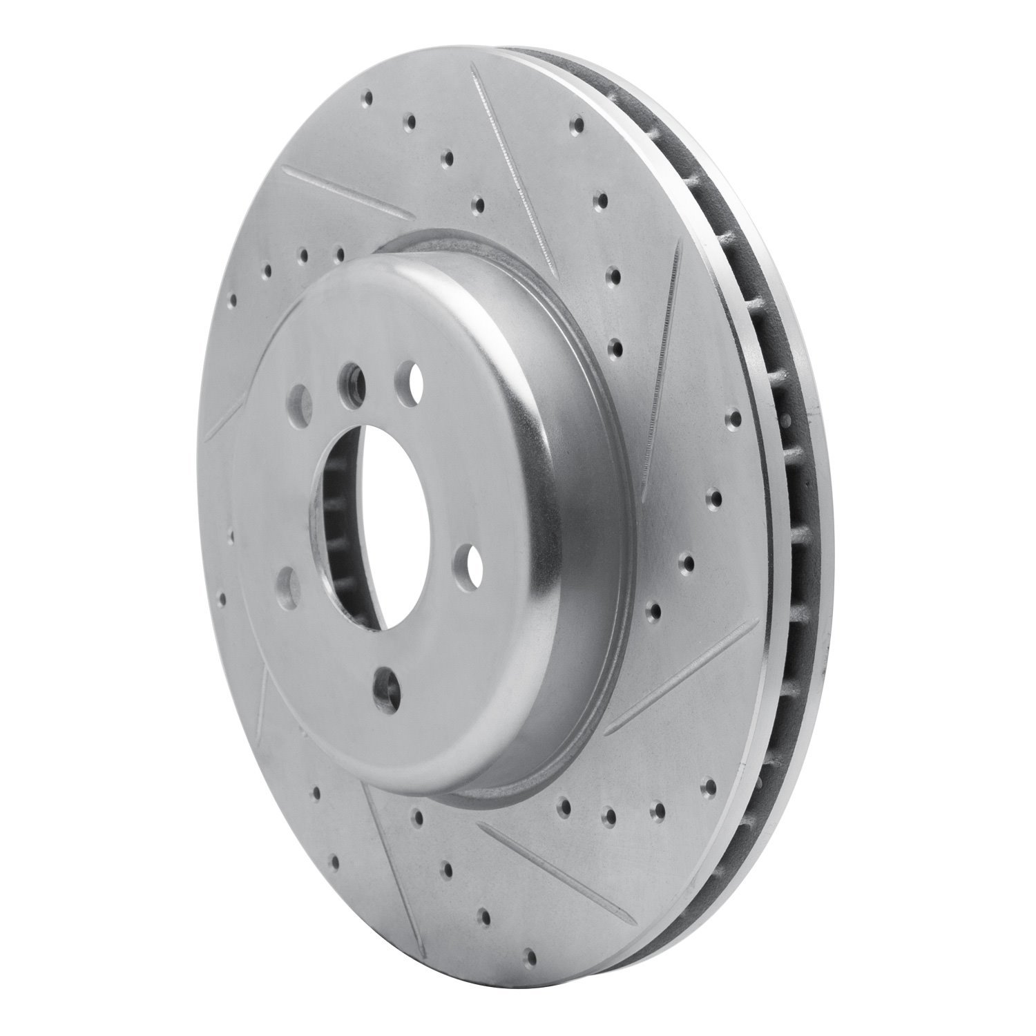 Drilled/Slotted Brake Rotor [Silver], 2011-2019 BMW