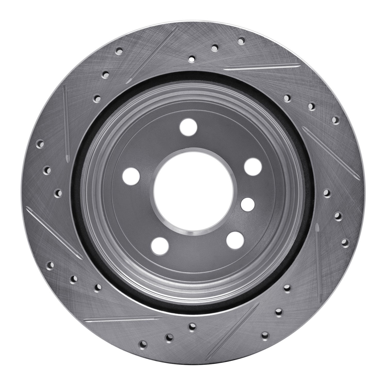 Drilled/Slotted Brake Rotor [Silver], 2013-2020 BMW