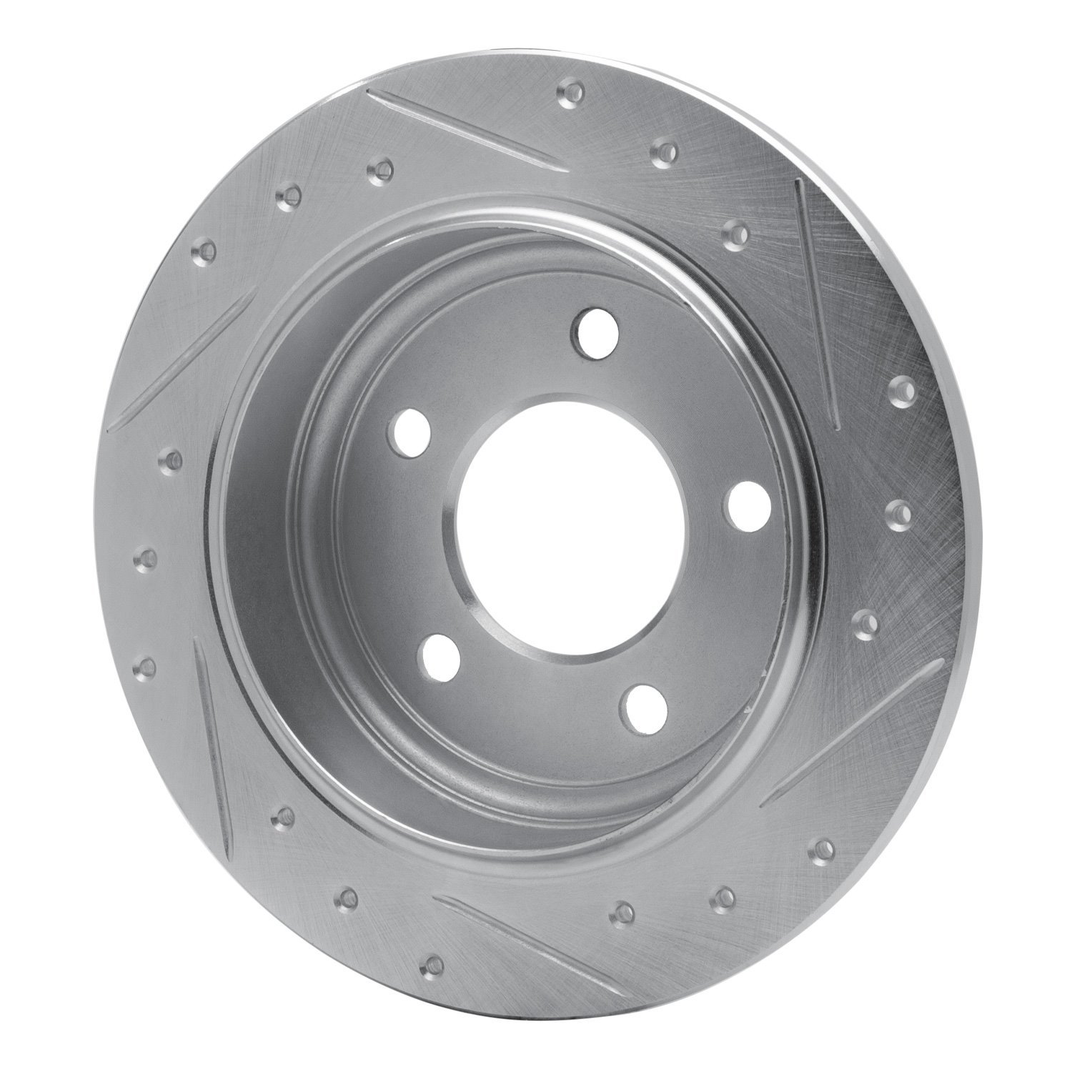 Drilled/Slotted Brake Rotor [Silver], 1993-2004 Mopar