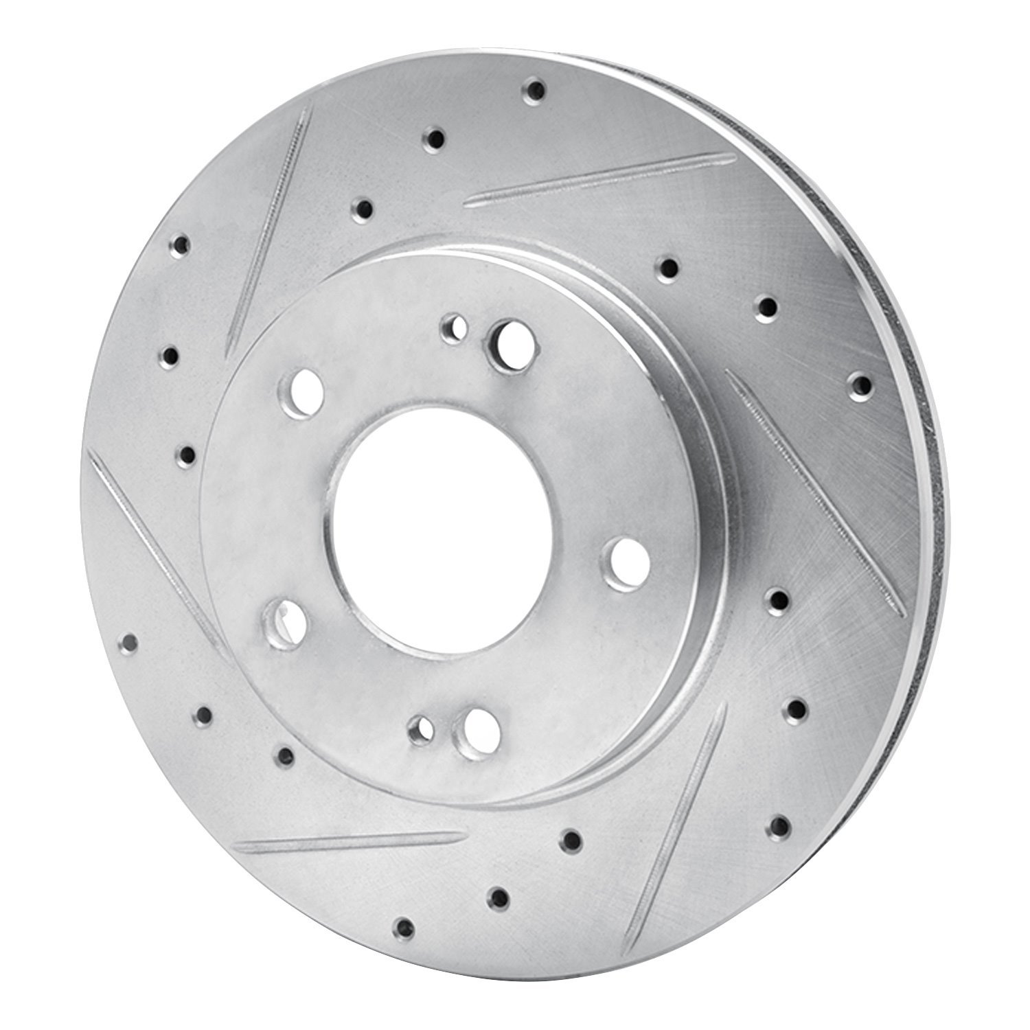 Drilled/Slotted Brake Rotor [Silver], 1998-1998 Mopar