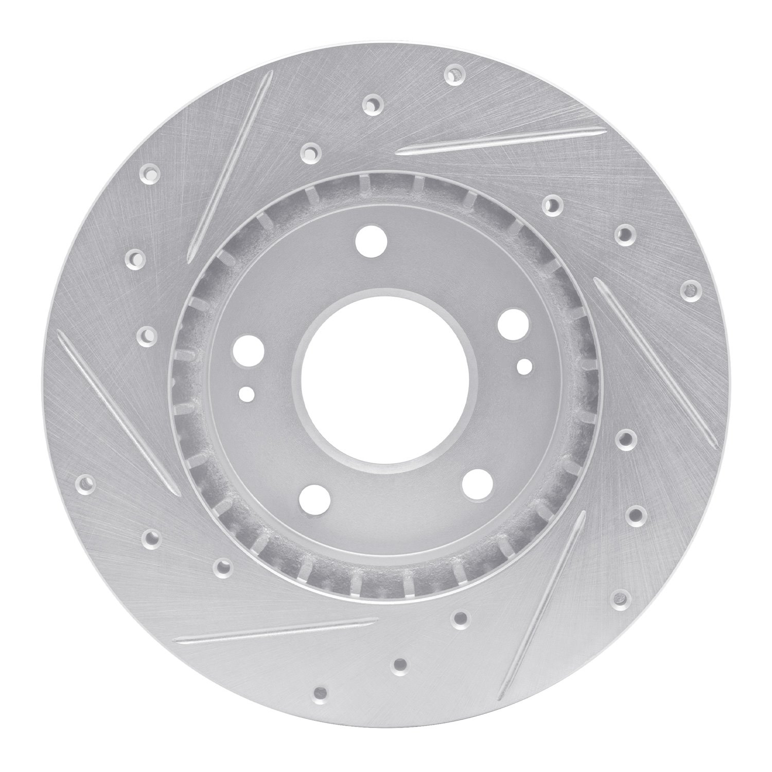 631-41001R Drilled/Slotted Brake Rotor [Silver], 1998-1998 Mopar, Position: Front Right