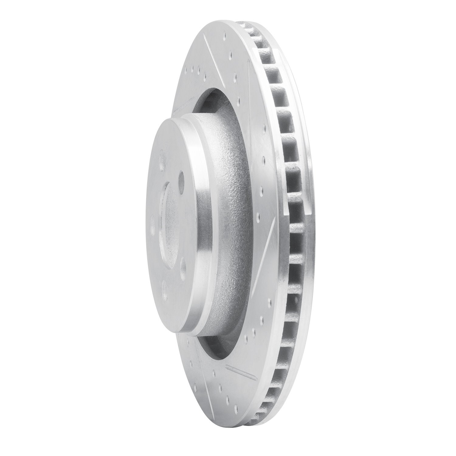 631-42021R Drilled/Slotted Brake Rotor [Silver], 2011-2012 Mopar, Position: Front Right