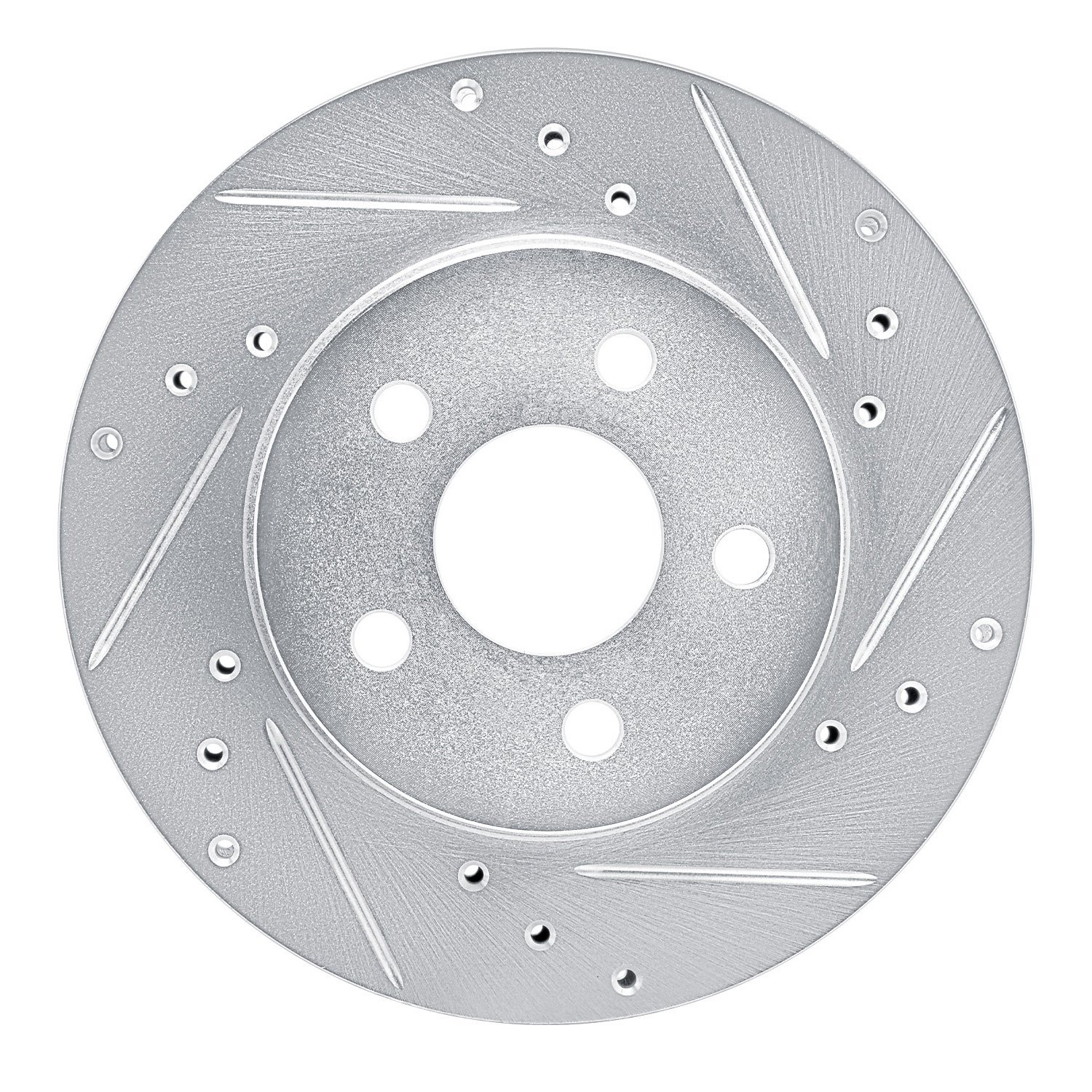 631-45004R Drilled/Slotted Brake Rotor [Silver], 1982-1982 GM, Position: Front Right